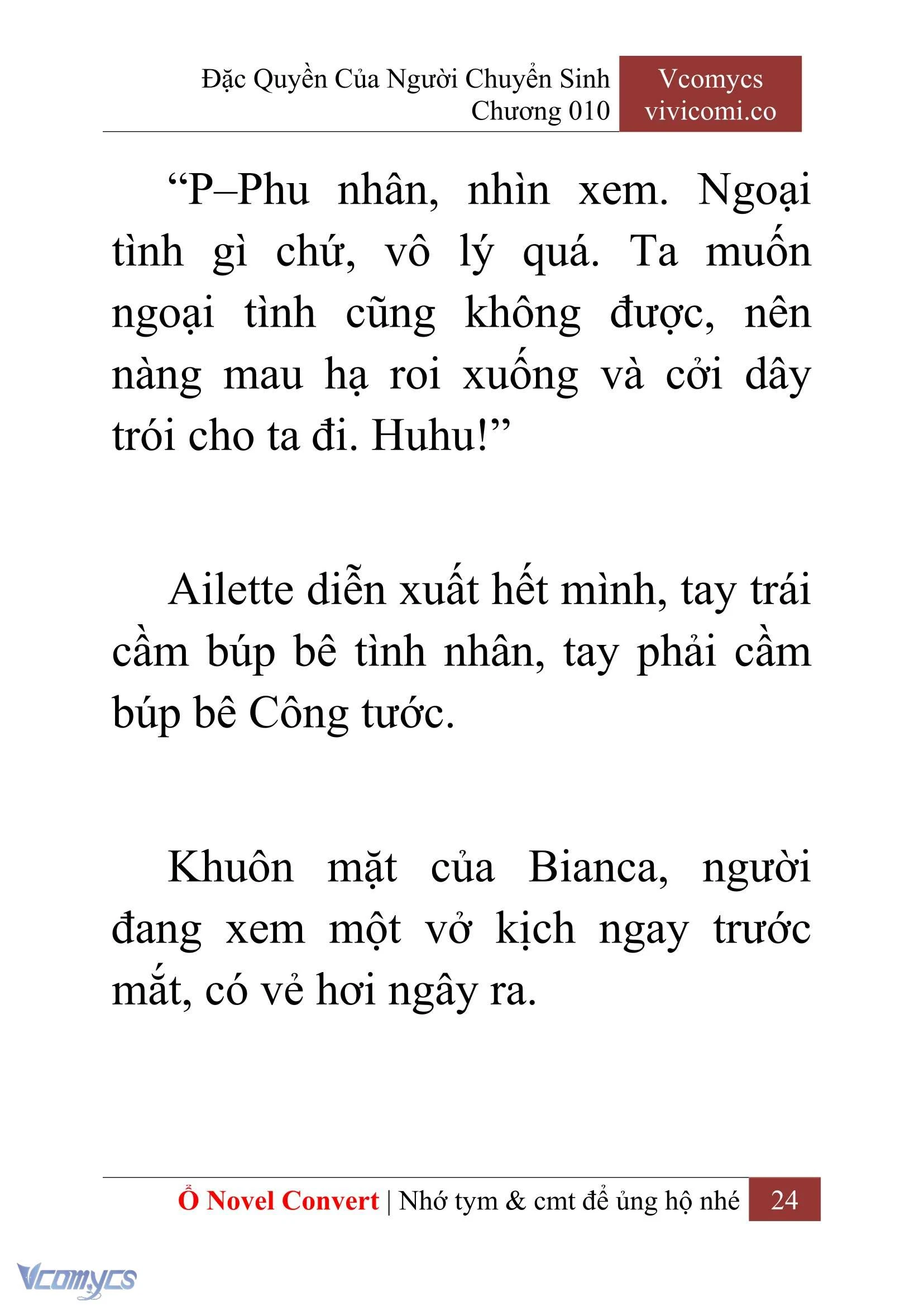[Novel] Đặc Quyền Của Người Chuyển Sinh Chapter  10 - 26