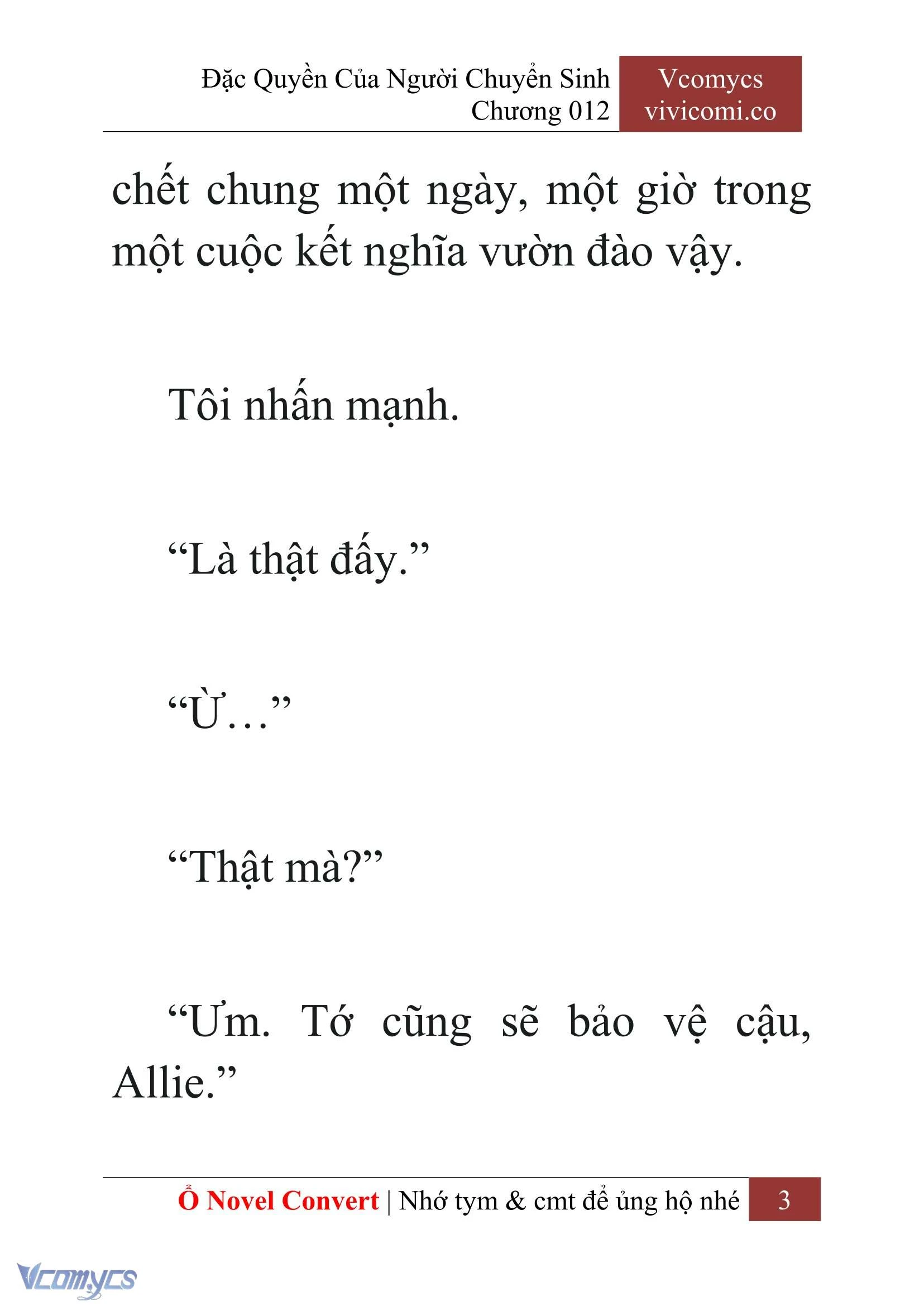 [Novel] Đặc Quyền Của Người Chuyển Sinh Chapter  12 - 5