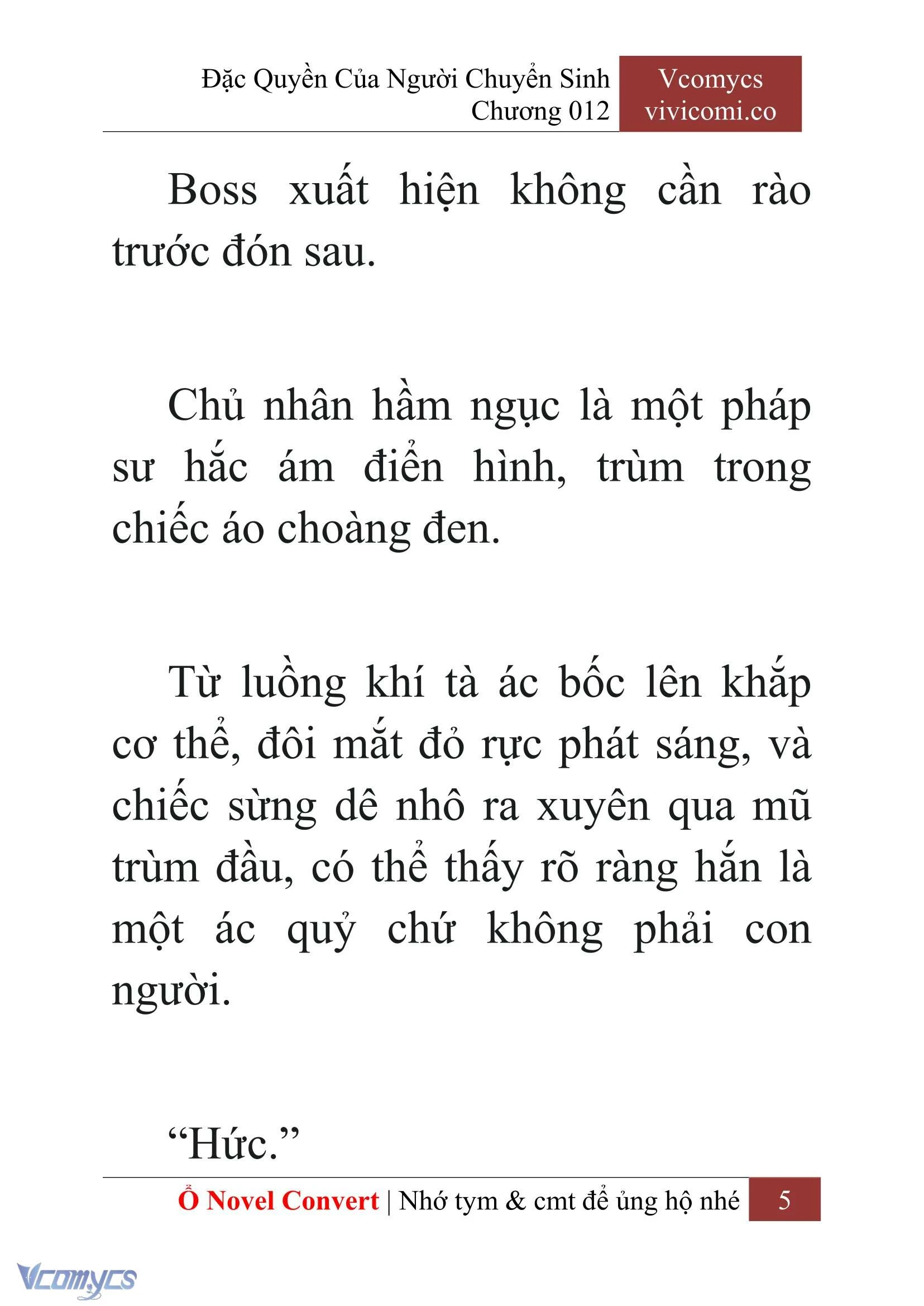 [Novel] Đặc Quyền Của Người Chuyển Sinh Chapter  12 - 7