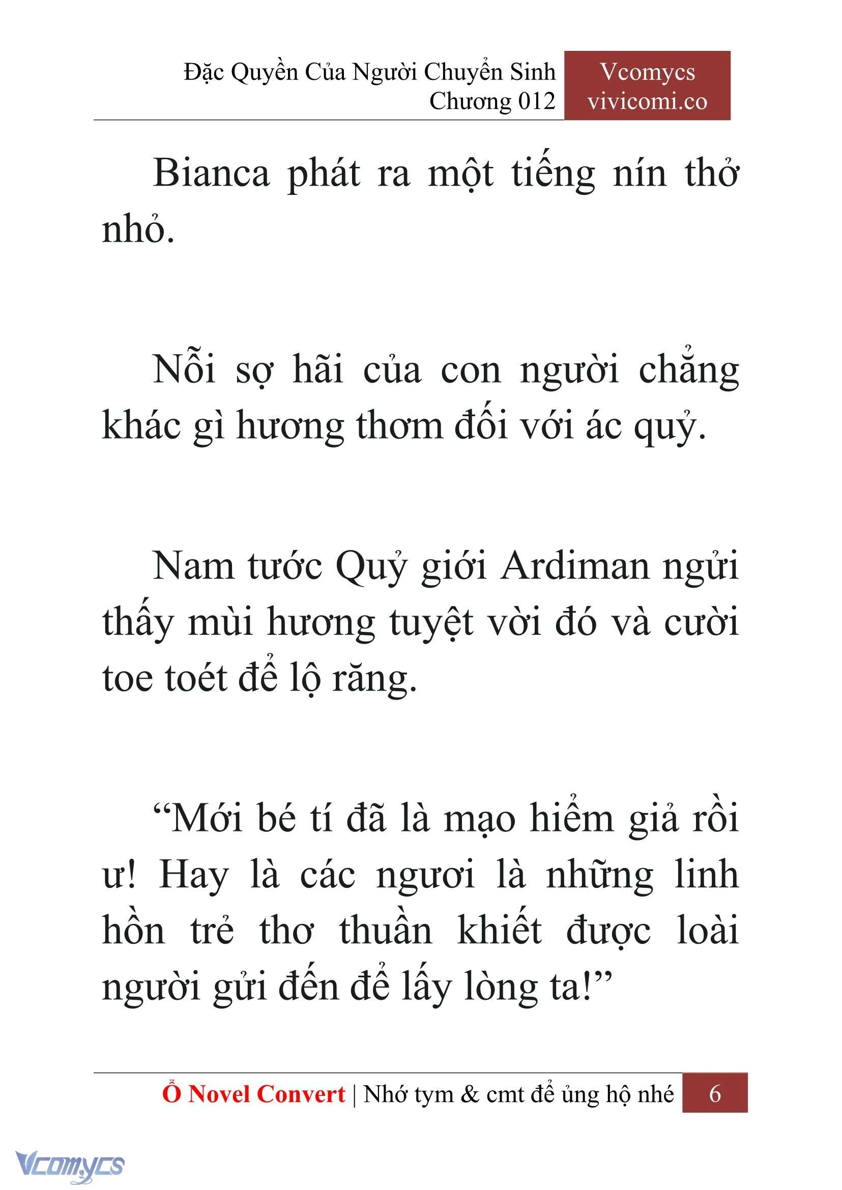 [Novel] Đặc Quyền Của Người Chuyển Sinh Chapter  12 - 8