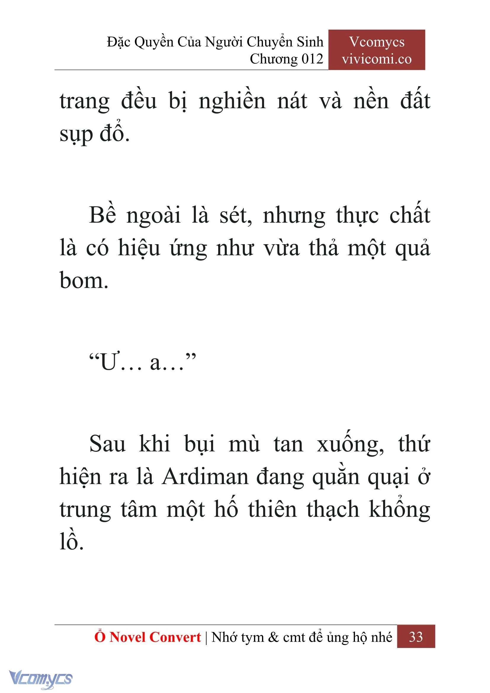 [Novel] Đặc Quyền Của Người Chuyển Sinh Chapter  12 - 35