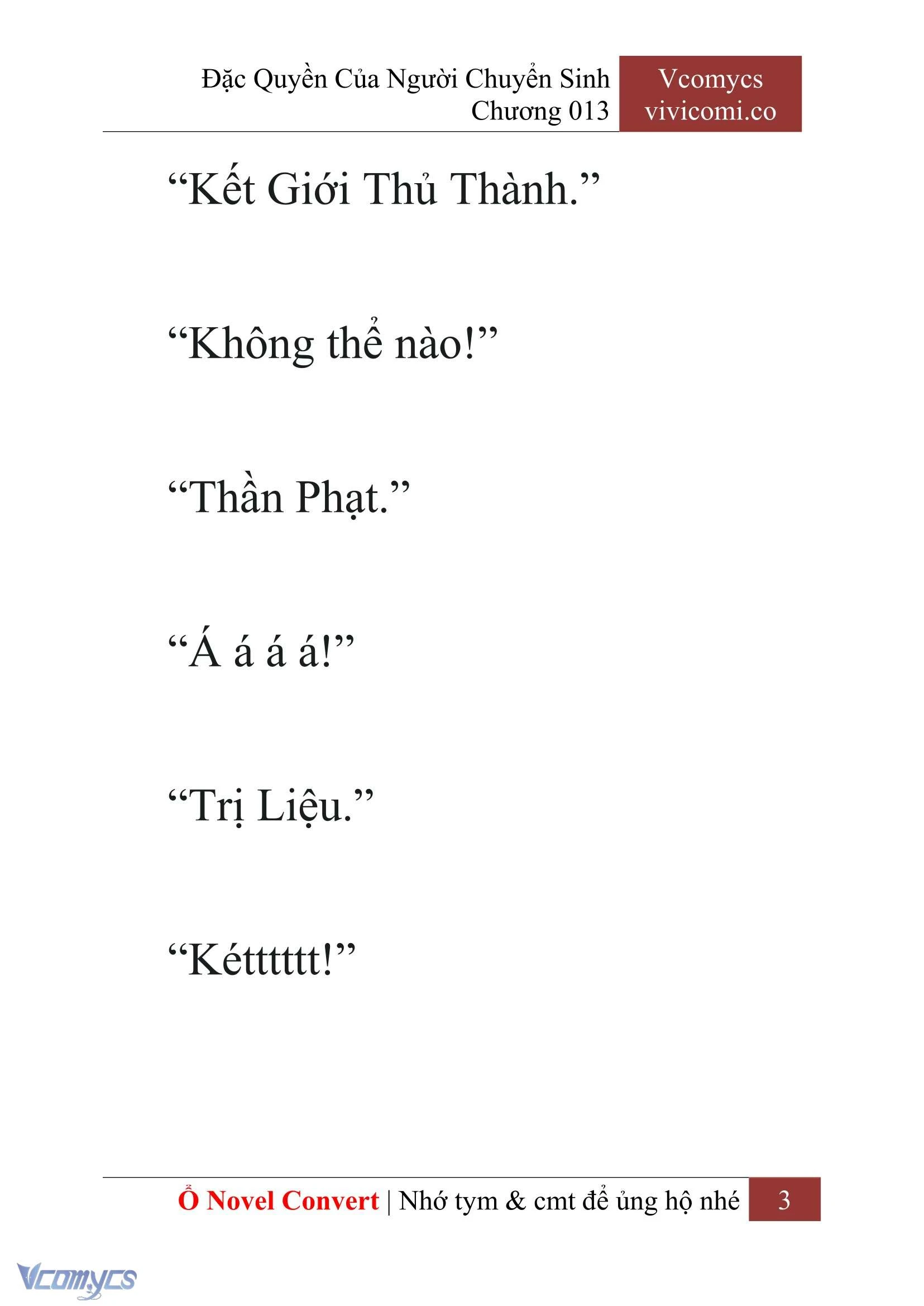 [Novel] Đặc Quyền Của Người Chuyển Sinh Chapter  13 - 5