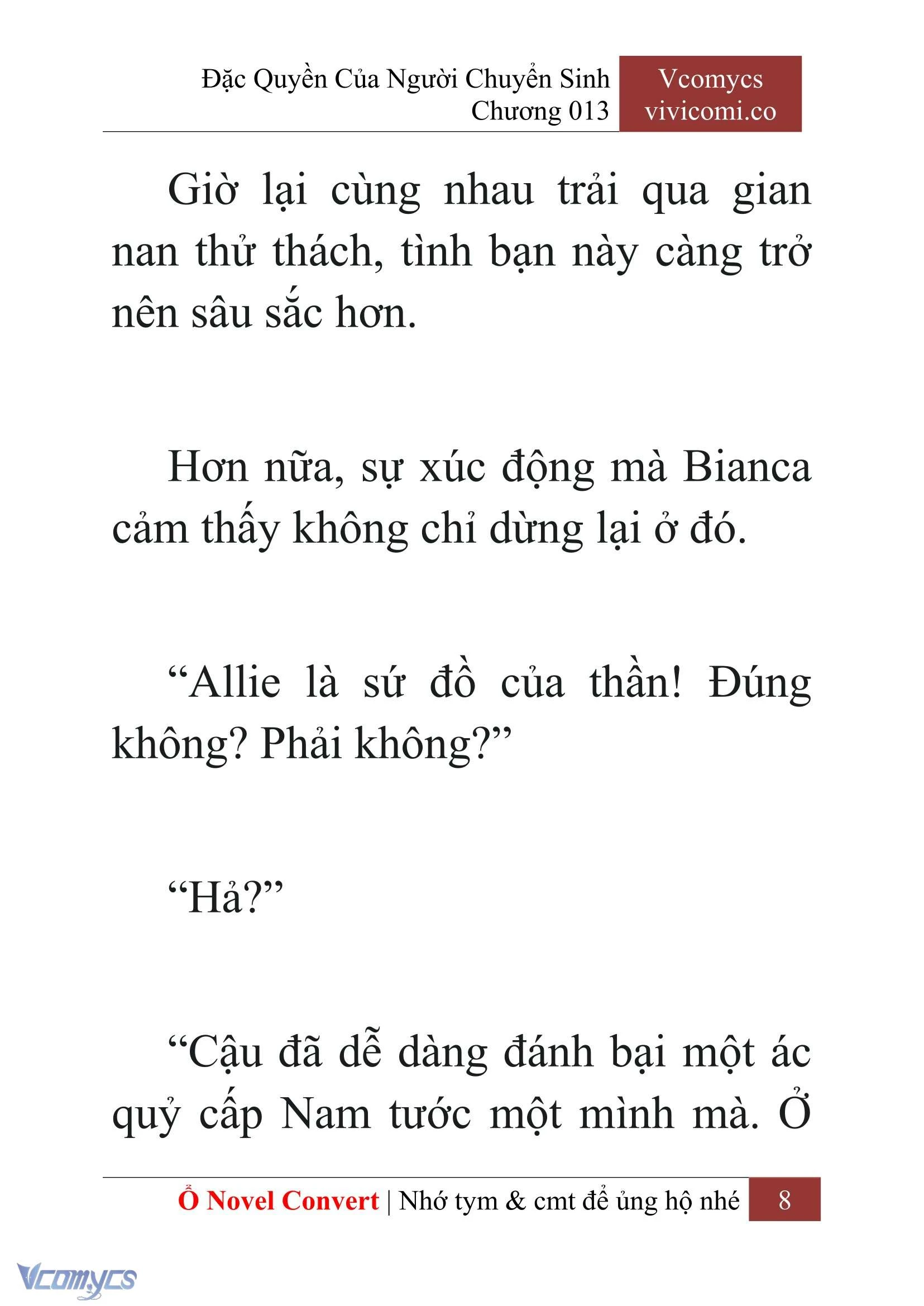 [Novel] Đặc Quyền Của Người Chuyển Sinh Chapter  13 - 10