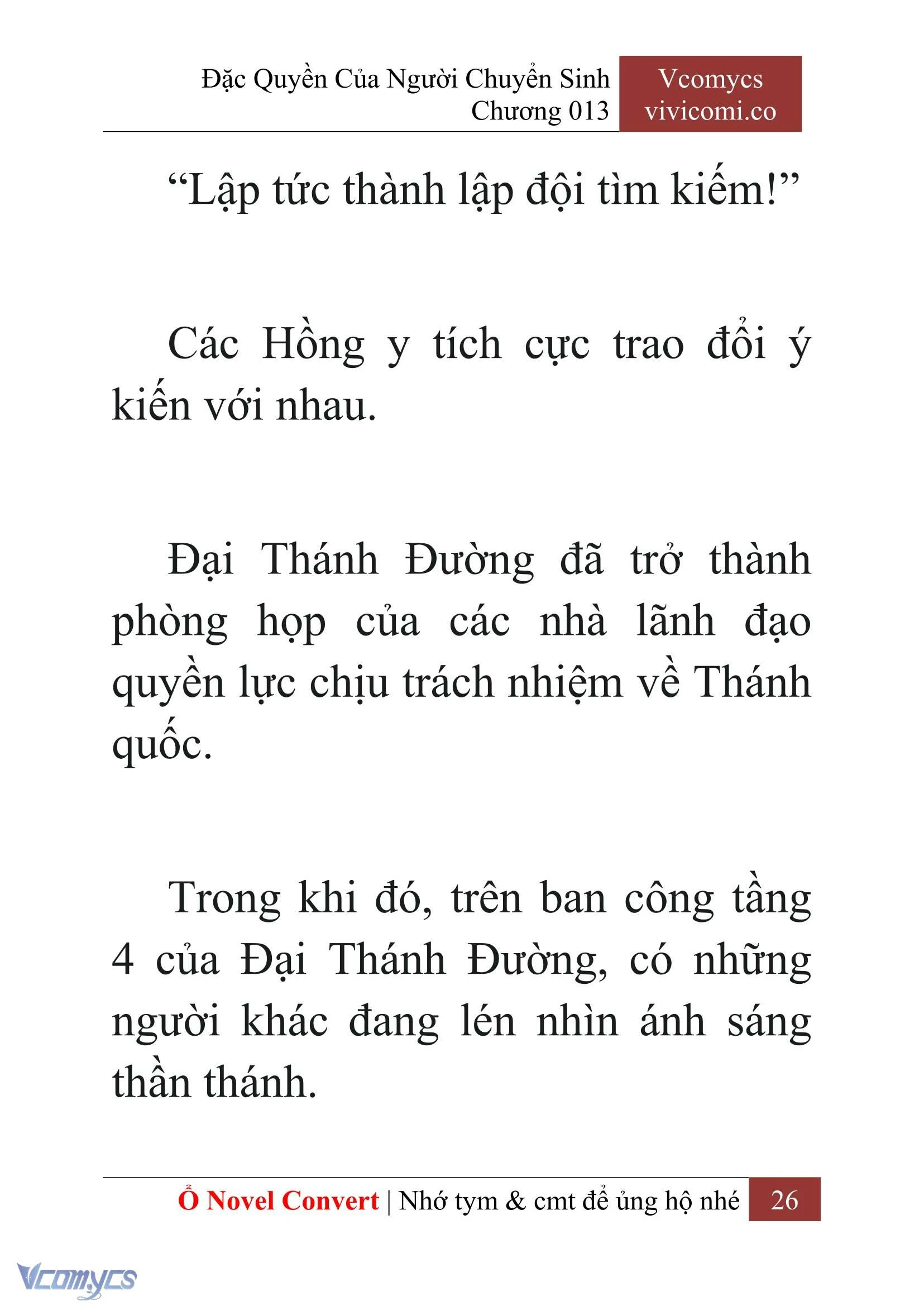 [Novel] Đặc Quyền Của Người Chuyển Sinh Chapter  13 - 28