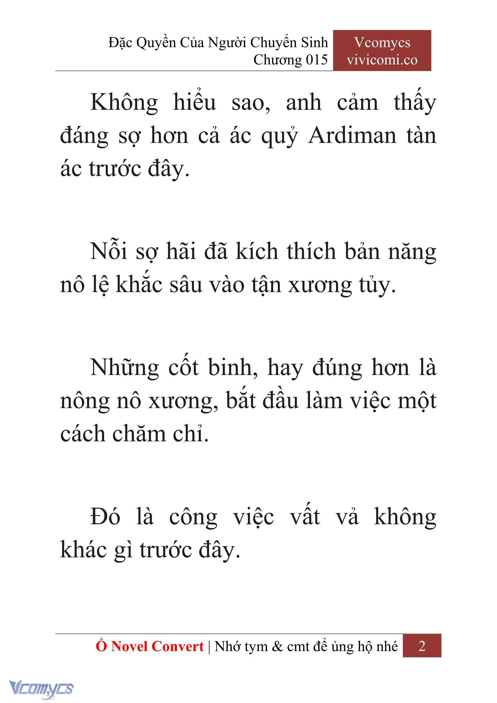 [Novel] Đặc Quyền Của Người Chuyển Sinh Chapter  15 - 4