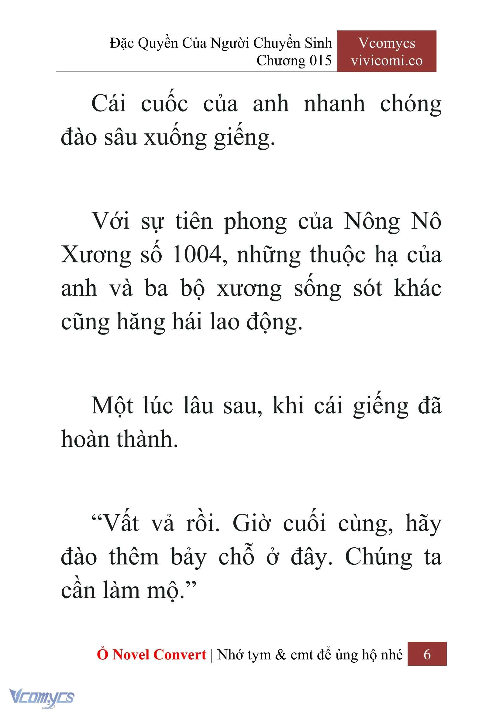 [Novel] Đặc Quyền Của Người Chuyển Sinh Chapter  15 - 8