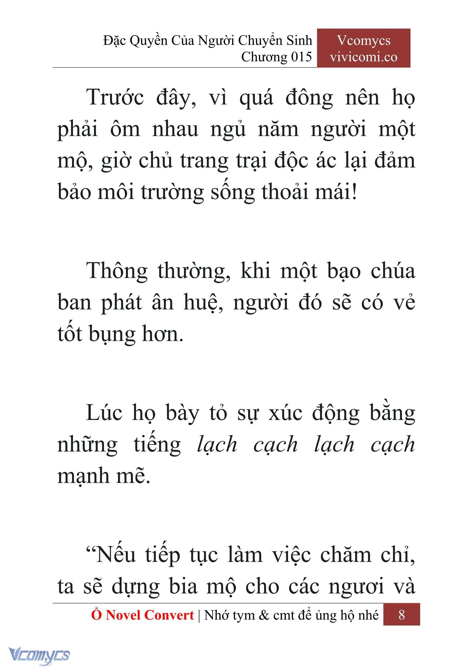[Novel] Đặc Quyền Của Người Chuyển Sinh Chapter  15 - 10