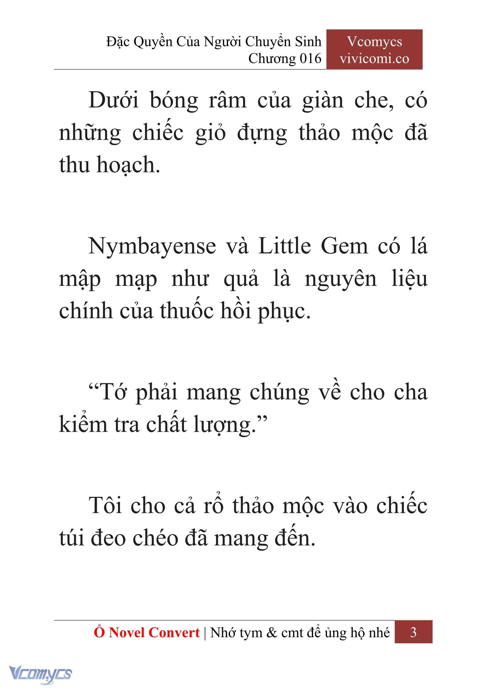 [Novel] Đặc Quyền Của Người Chuyển Sinh Chapter  16 - 5