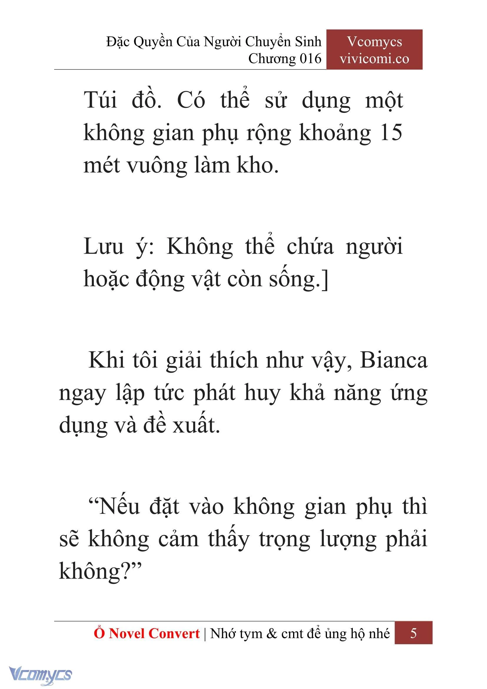 [Novel] Đặc Quyền Của Người Chuyển Sinh Chapter  16 - 7