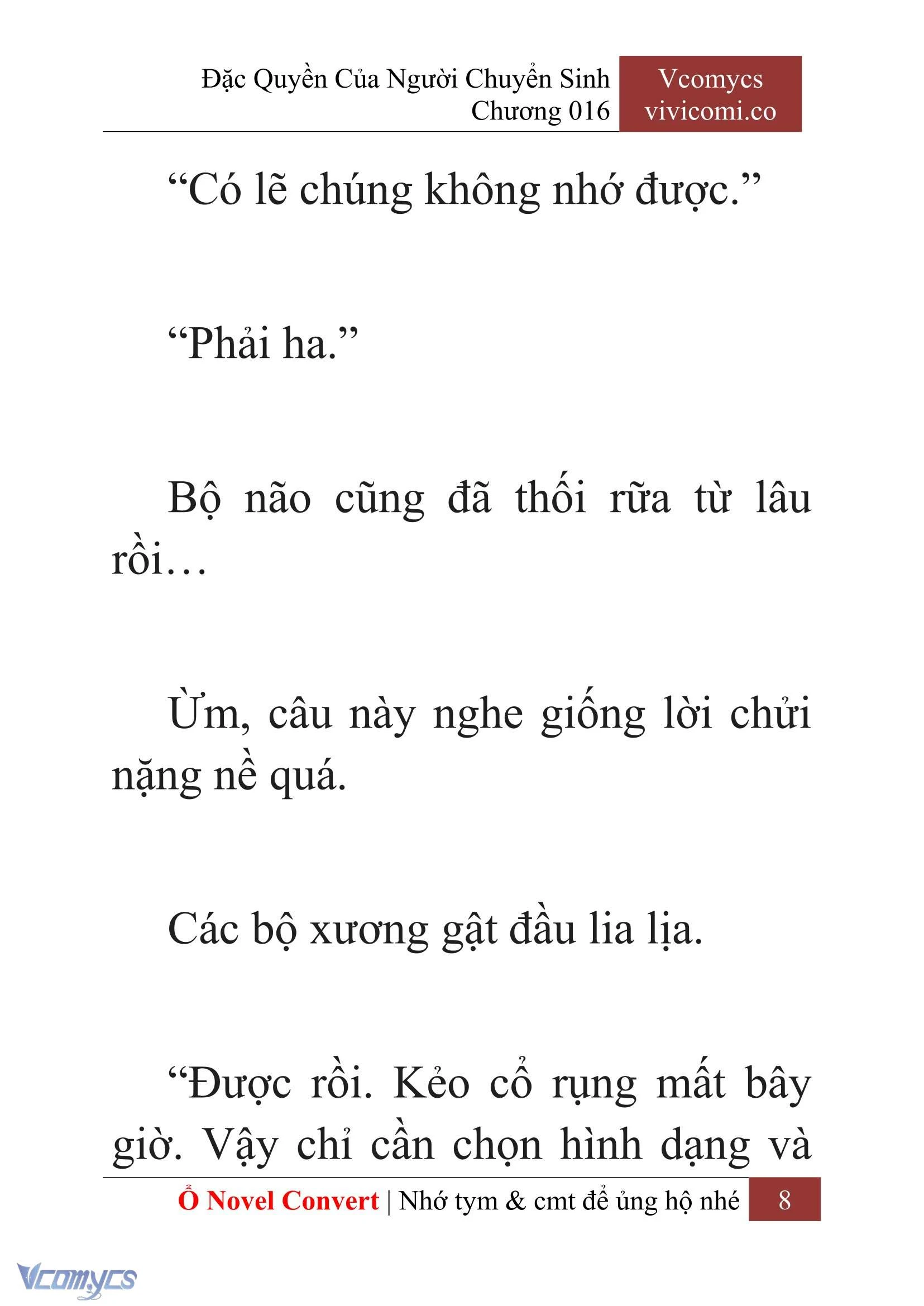 [Novel] Đặc Quyền Của Người Chuyển Sinh Chapter  16 - 10