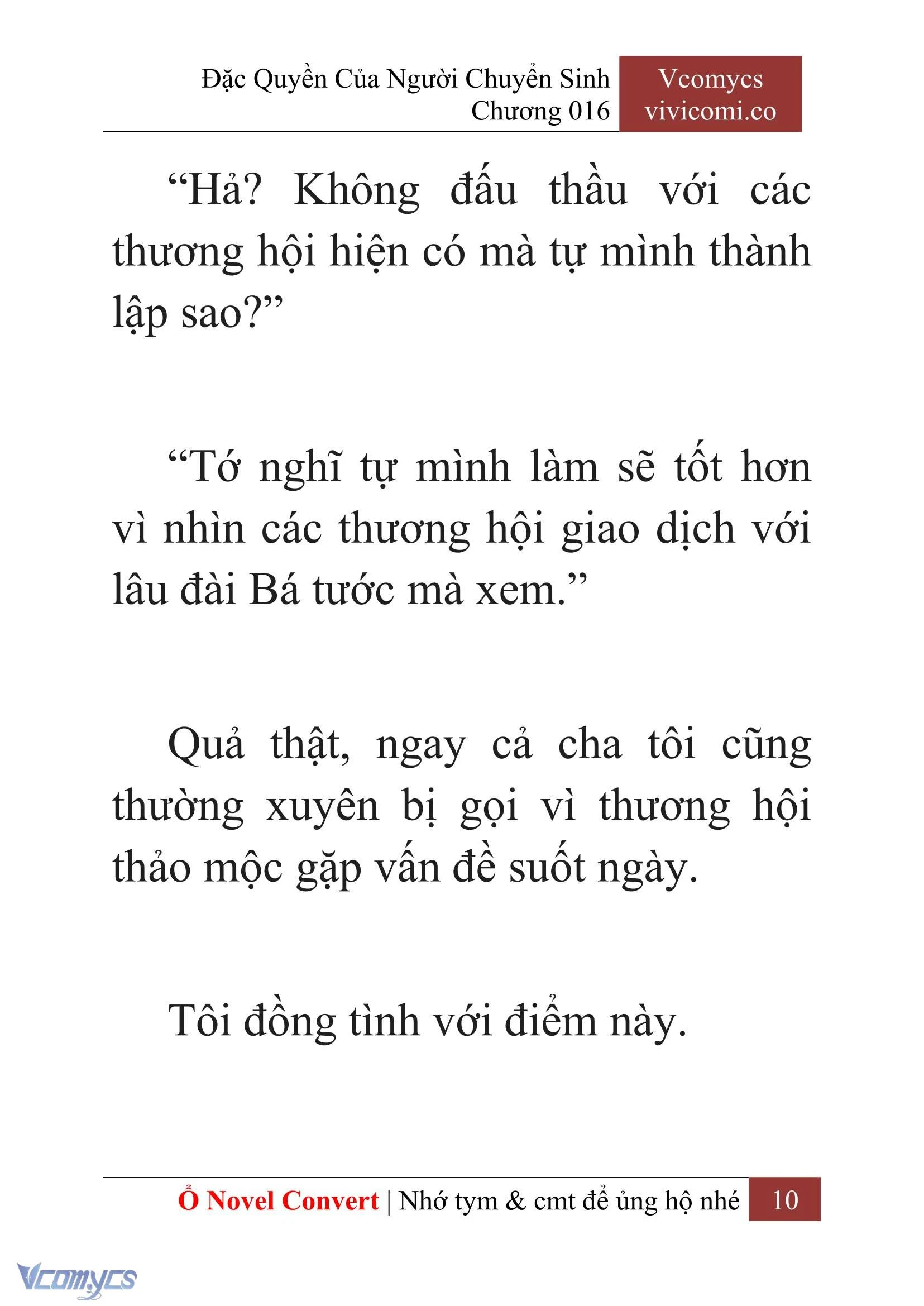 [Novel] Đặc Quyền Của Người Chuyển Sinh Chapter  16 - 12