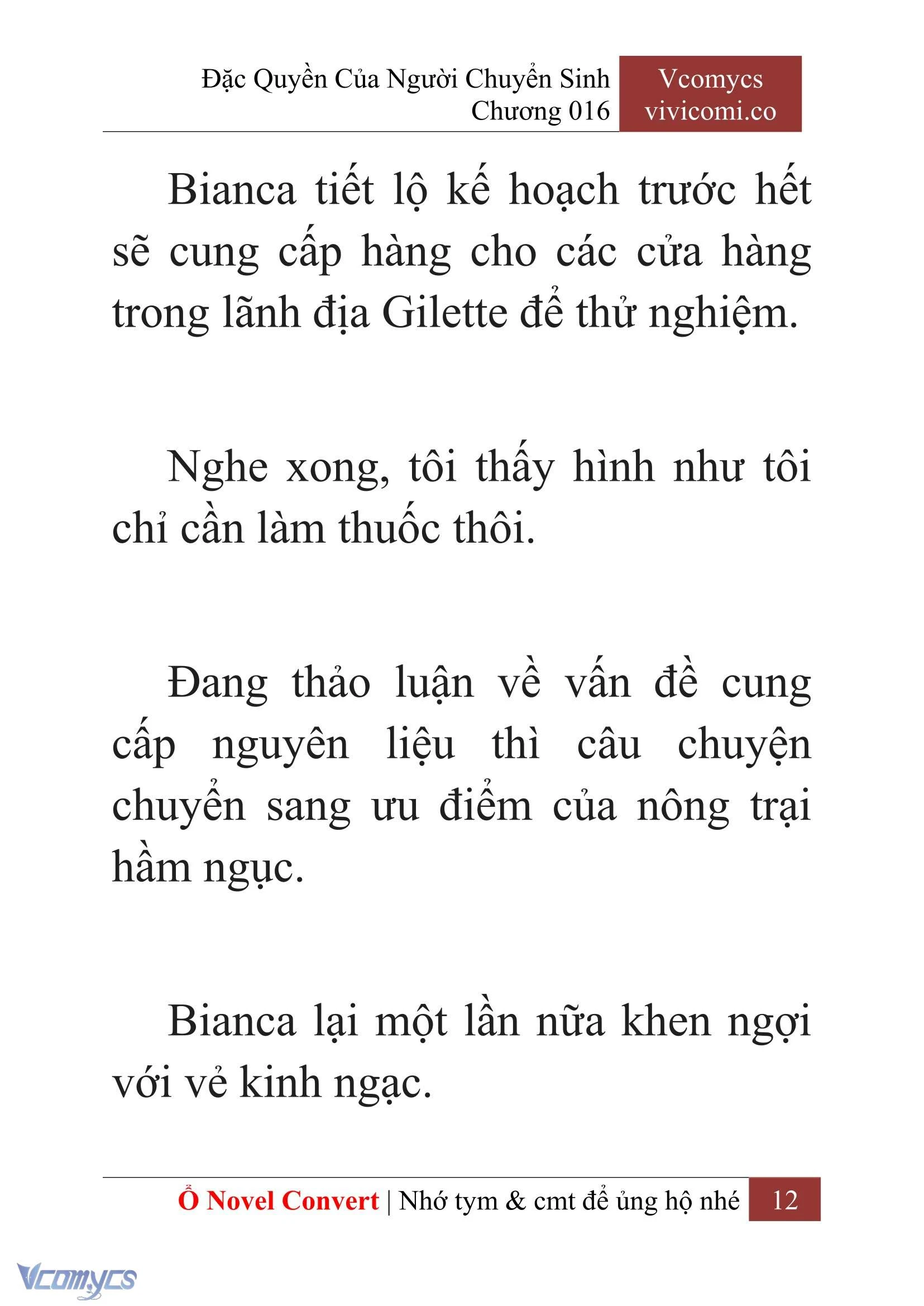 [Novel] Đặc Quyền Của Người Chuyển Sinh Chapter  16 - 14