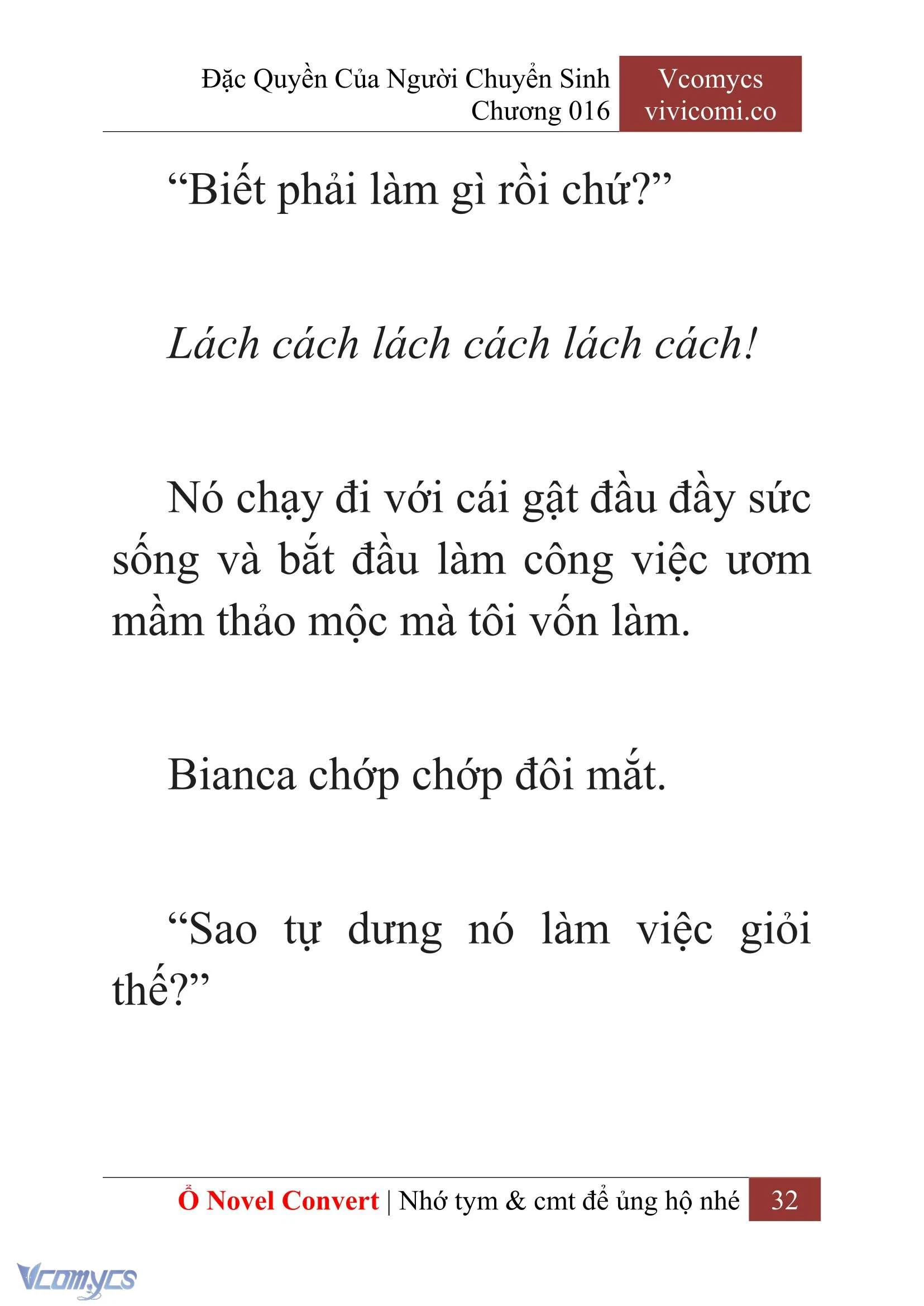 [Novel] Đặc Quyền Của Người Chuyển Sinh Chapter  16 - 34