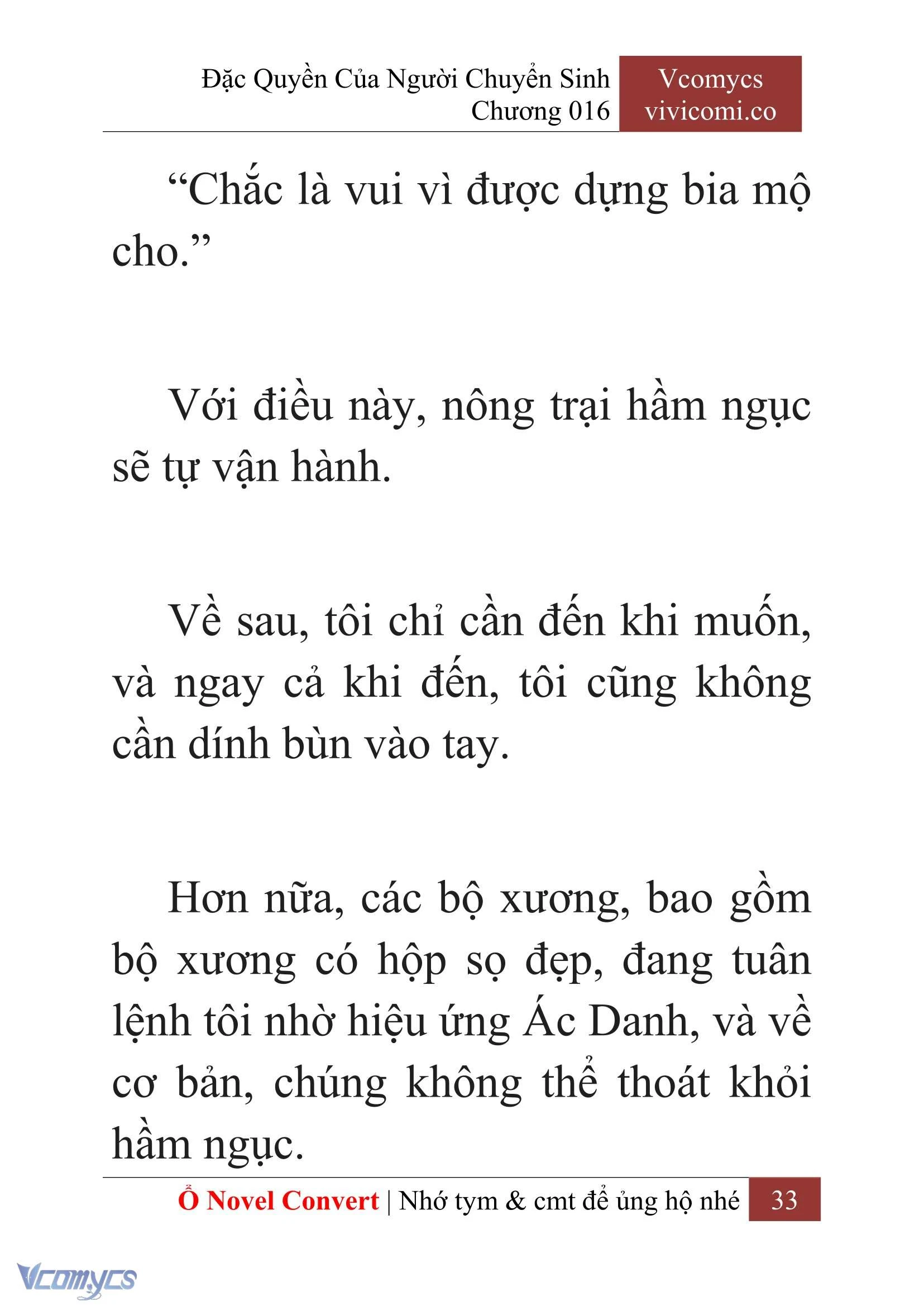 [Novel] Đặc Quyền Của Người Chuyển Sinh Chapter  16 - 35