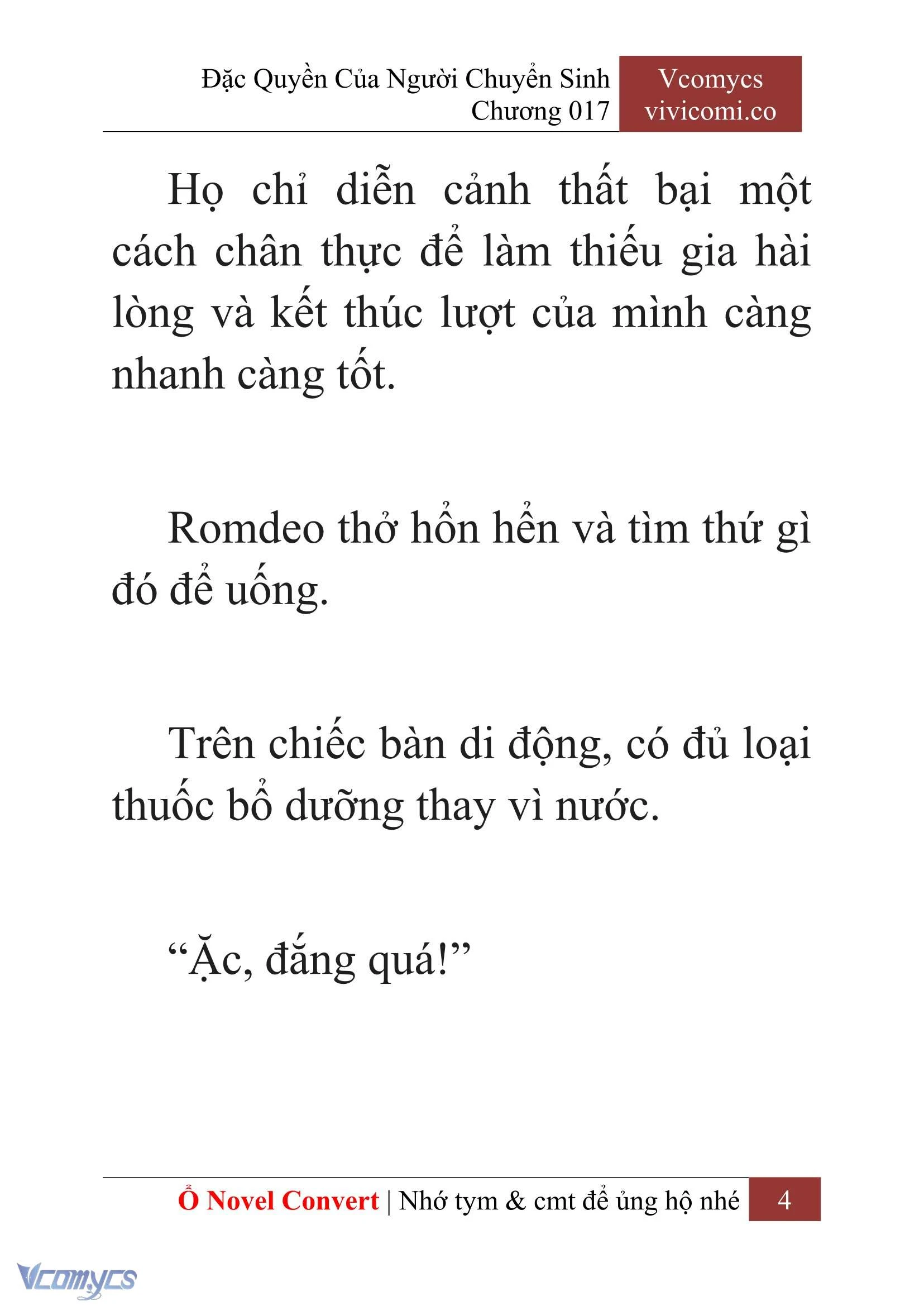 [Novel] Đặc Quyền Của Người Chuyển Sinh Chapter  17 - 6