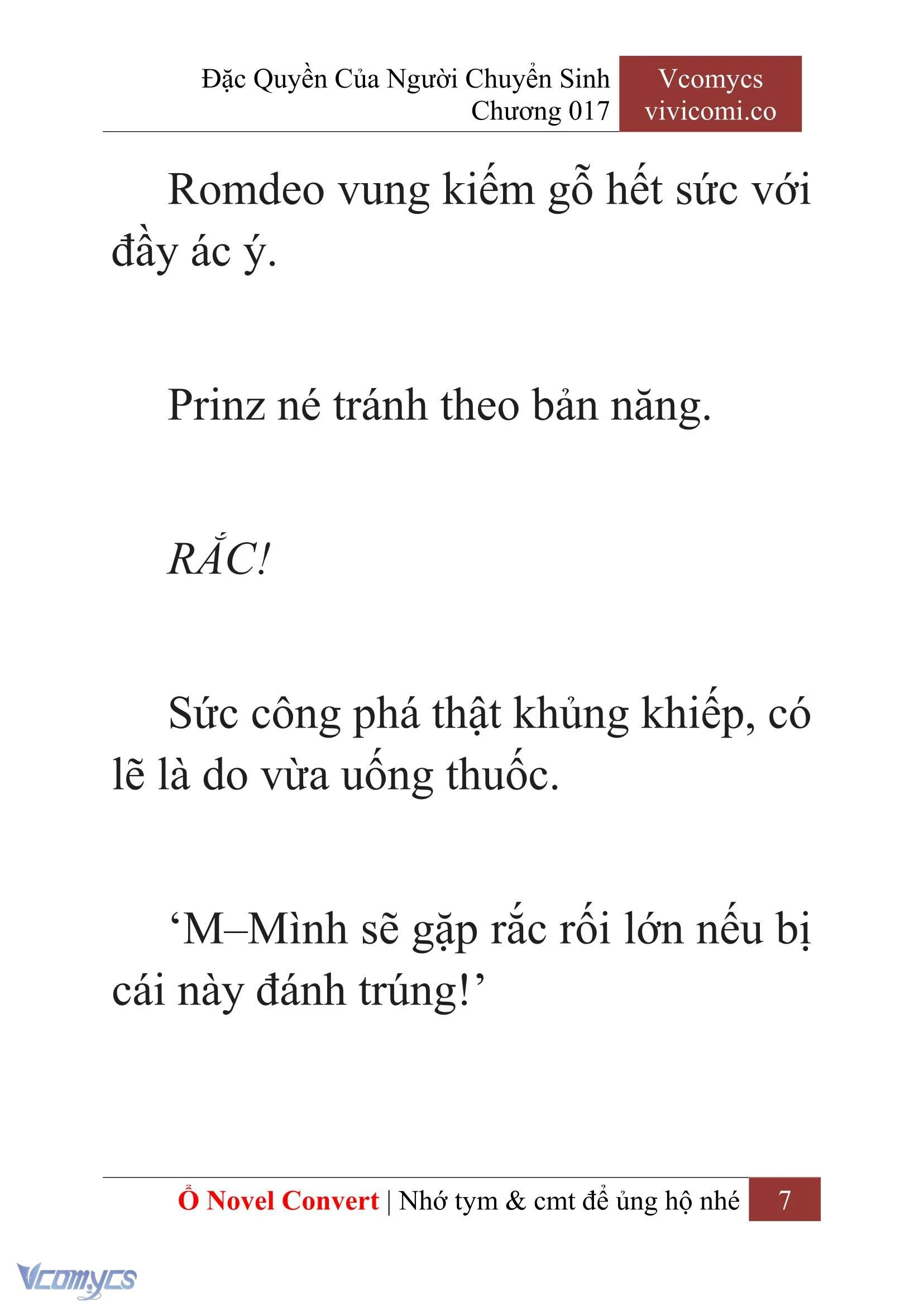 [Novel] Đặc Quyền Của Người Chuyển Sinh Chapter  17 - 9