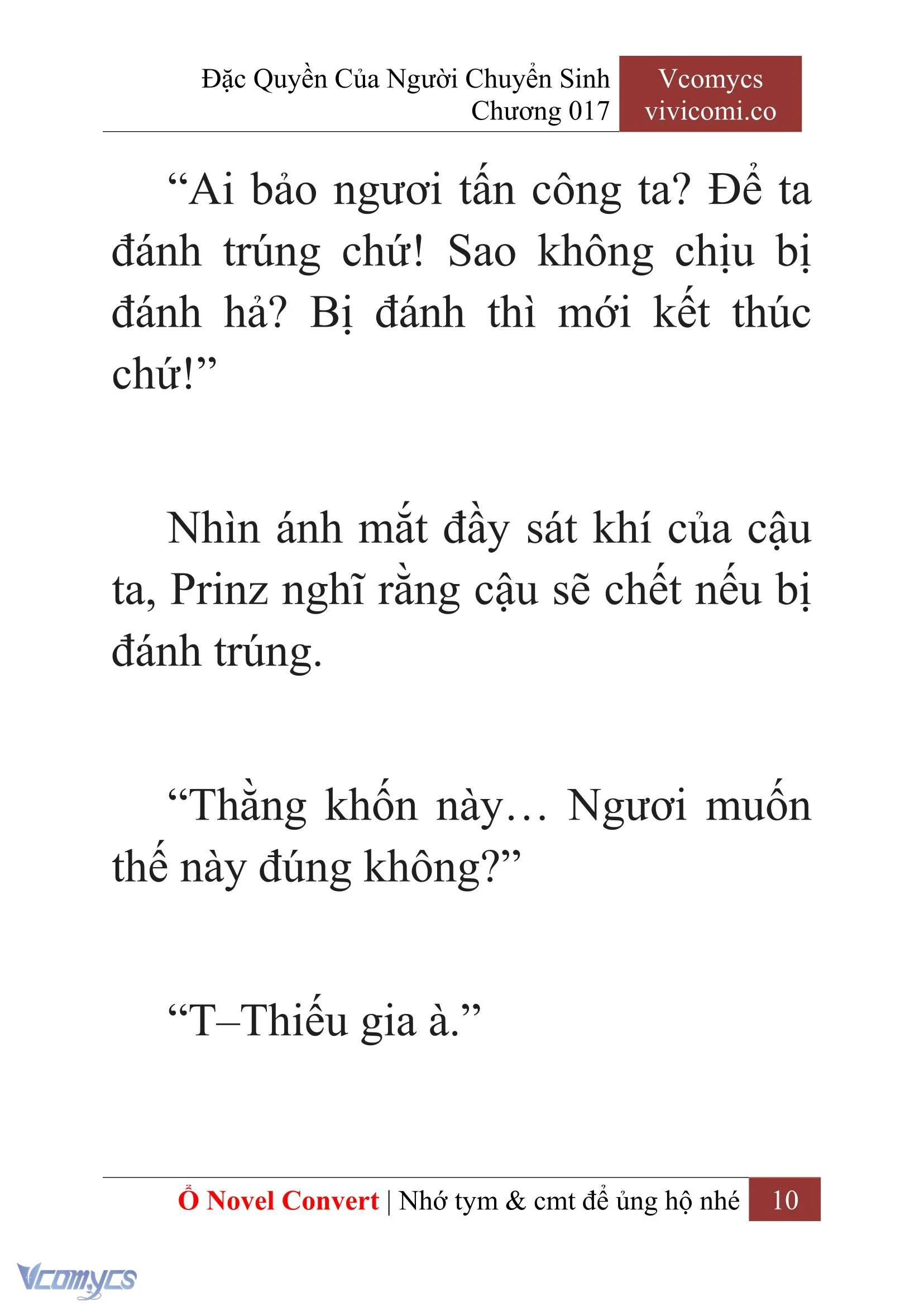 [Novel] Đặc Quyền Của Người Chuyển Sinh Chapter  17 - 12
