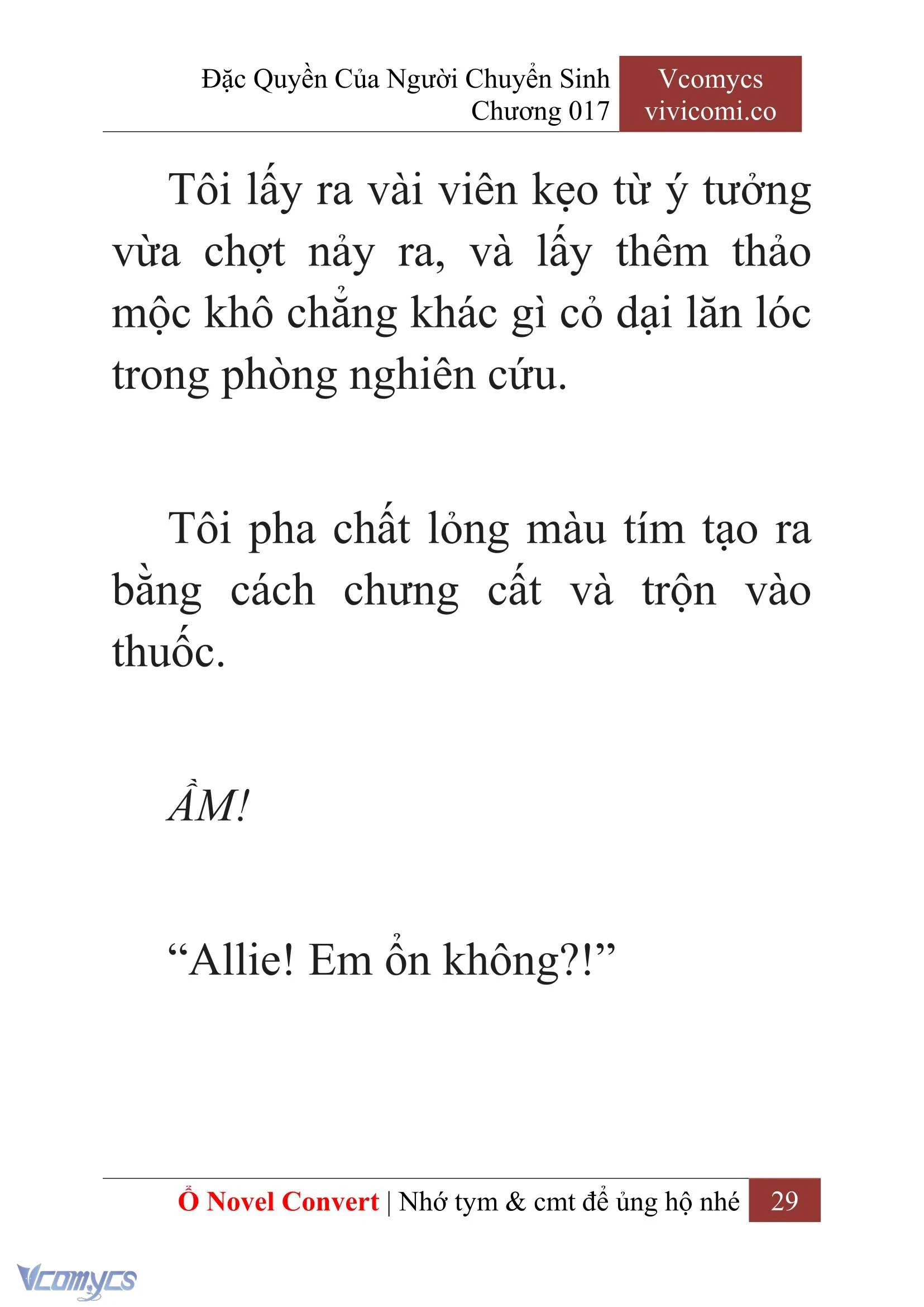 [Novel] Đặc Quyền Của Người Chuyển Sinh Chapter  17 - 31