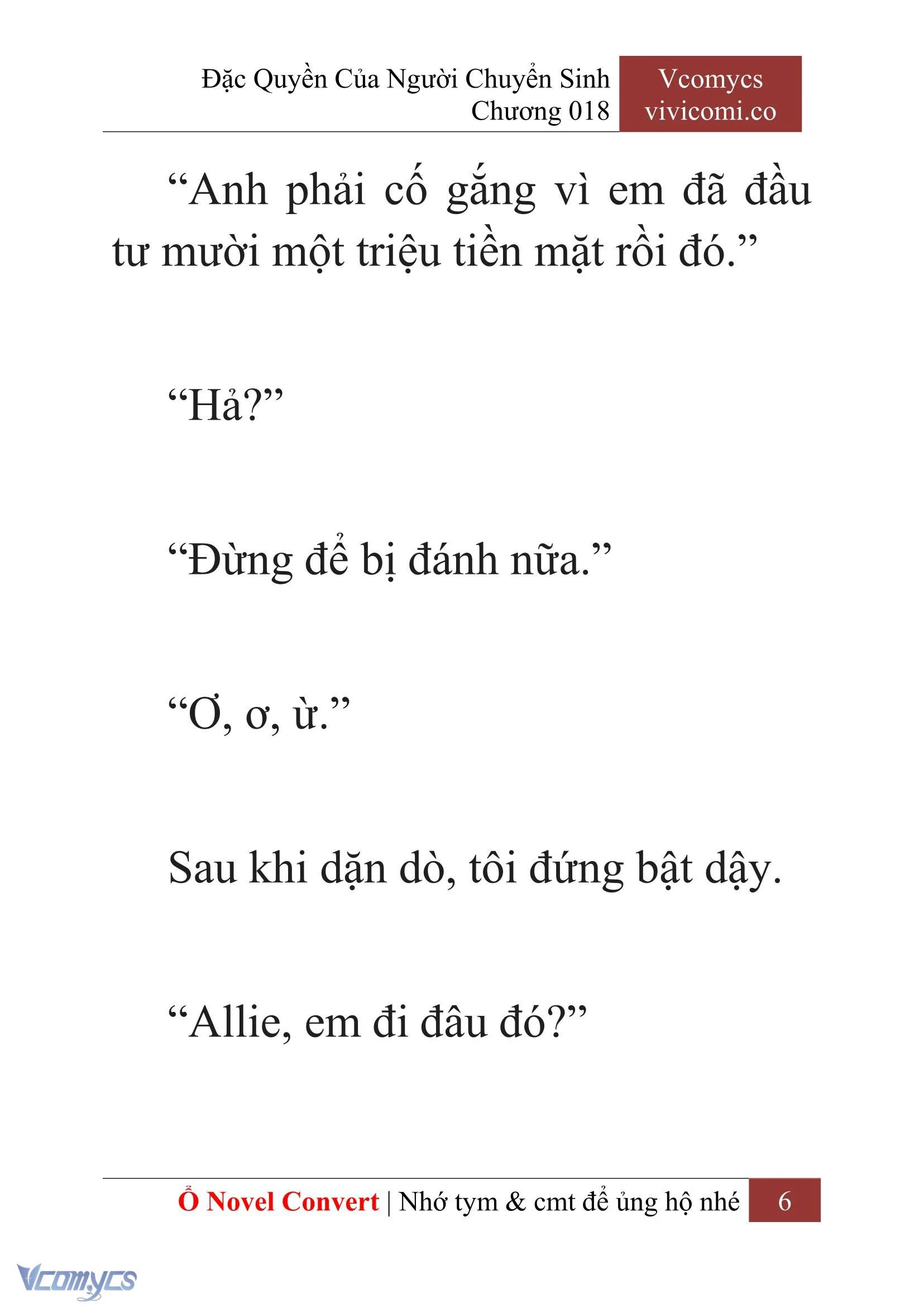 [Novel] Đặc Quyền Của Người Chuyển Sinh Chapter  18 - 8