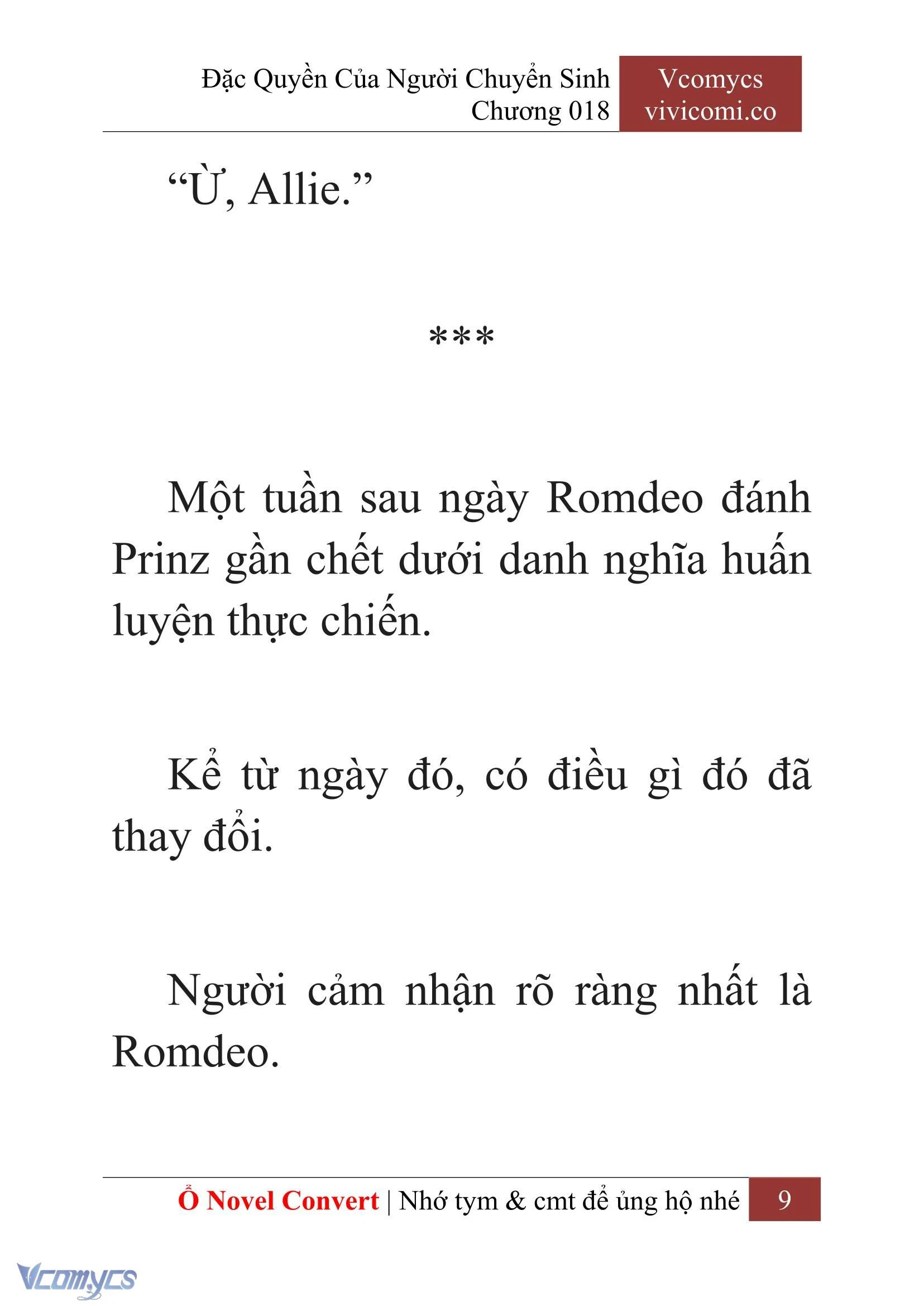 [Novel] Đặc Quyền Của Người Chuyển Sinh Chapter  18 - 11