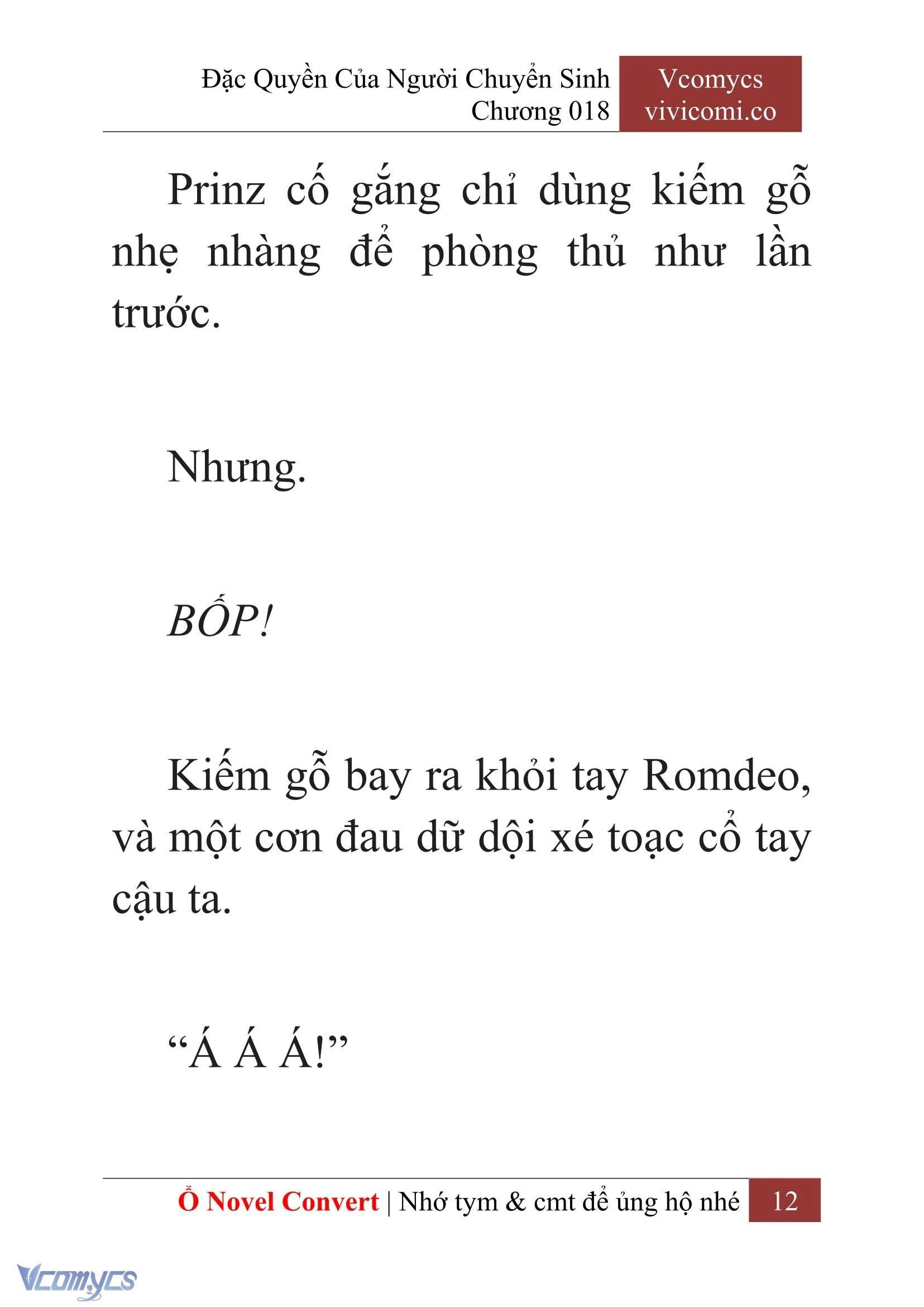 [Novel] Đặc Quyền Của Người Chuyển Sinh Chapter  18 - 14