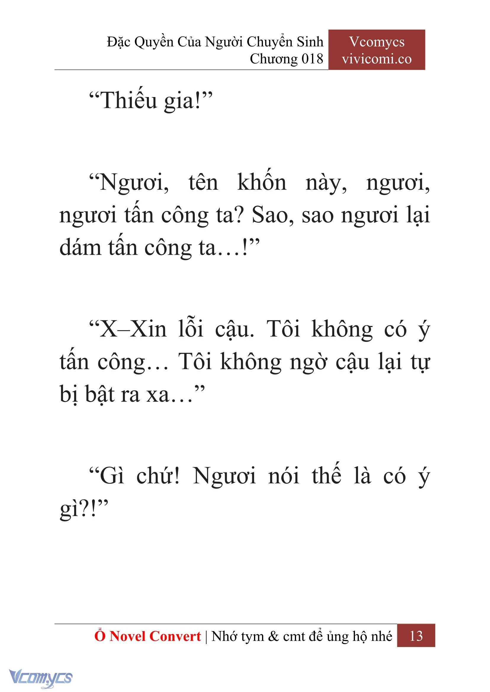 [Novel] Đặc Quyền Của Người Chuyển Sinh Chapter  18 - 15