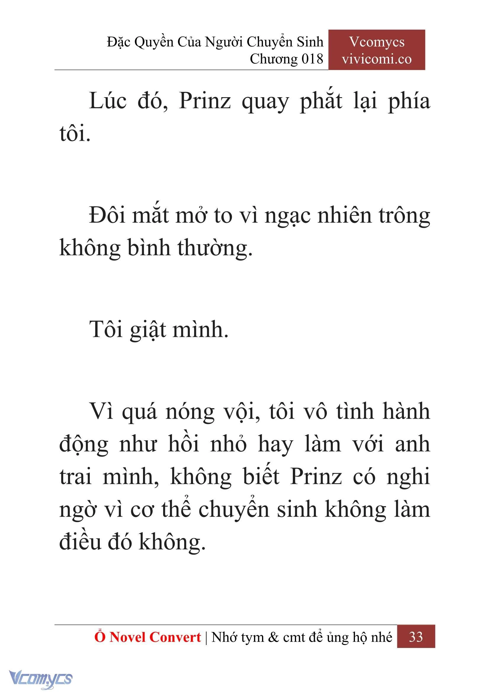 [Novel] Đặc Quyền Của Người Chuyển Sinh Chapter  18 - 35