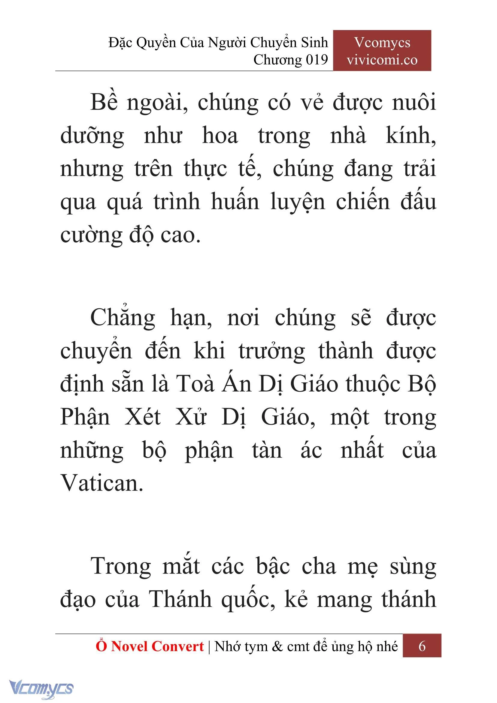 [Novel] Đặc Quyền Của Người Chuyển Sinh Chapter  19 - 8
