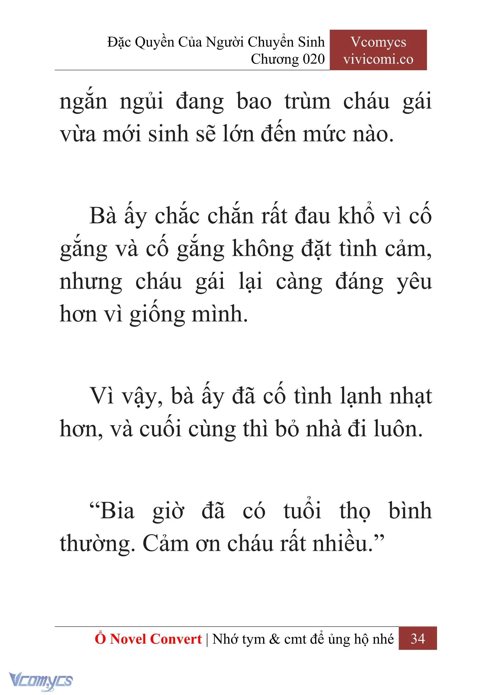[Novel] Đặc Quyền Của Người Chuyển Sinh Chapter  20 - 36