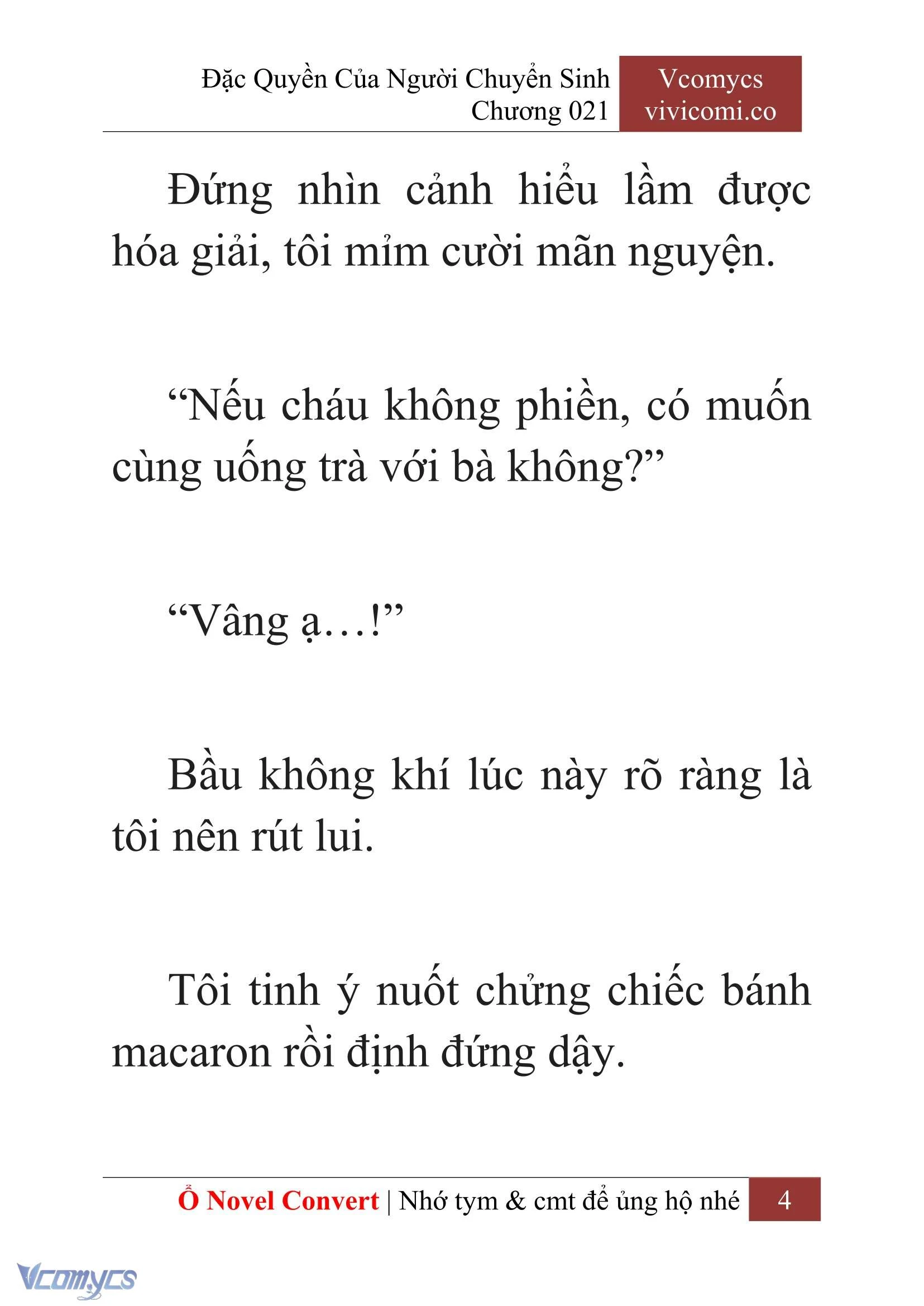 [Novel] Đặc Quyền Của Người Chuyển Sinh Chapter  21 - 6