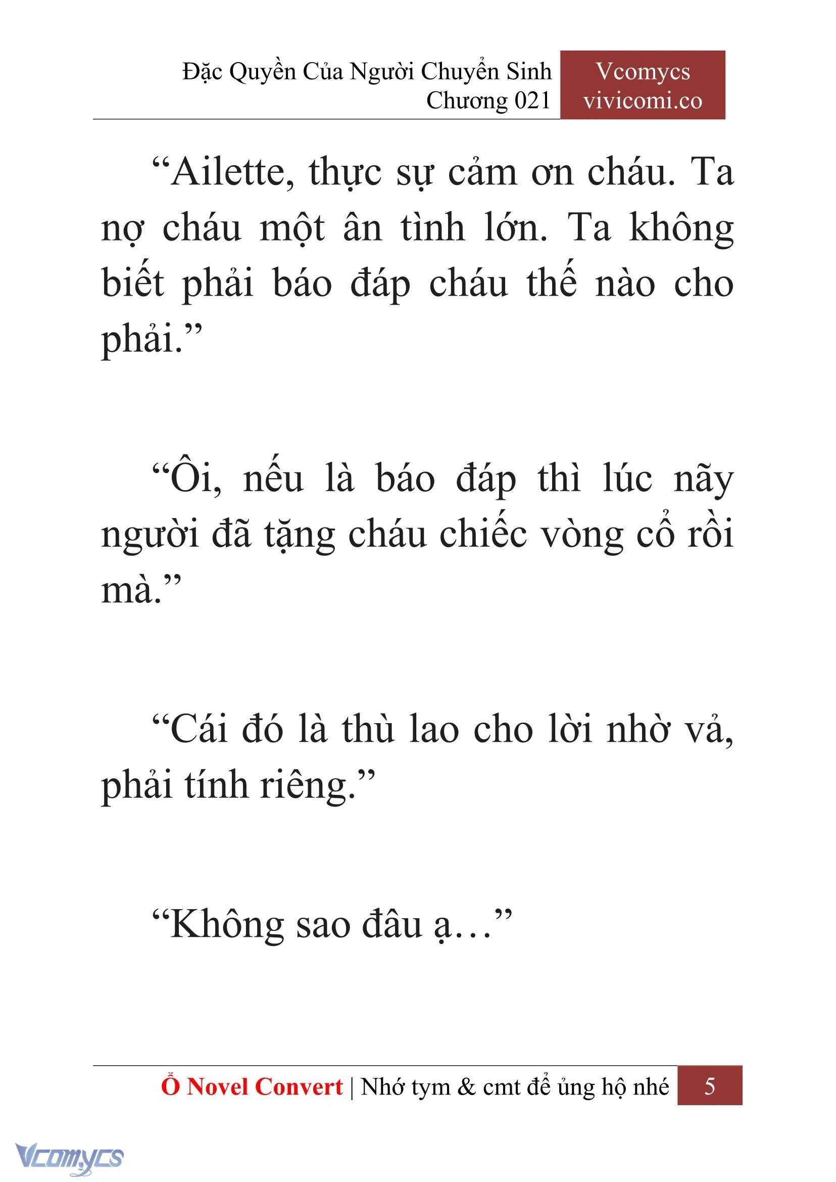 [Novel] Đặc Quyền Của Người Chuyển Sinh Chapter  21 - 7