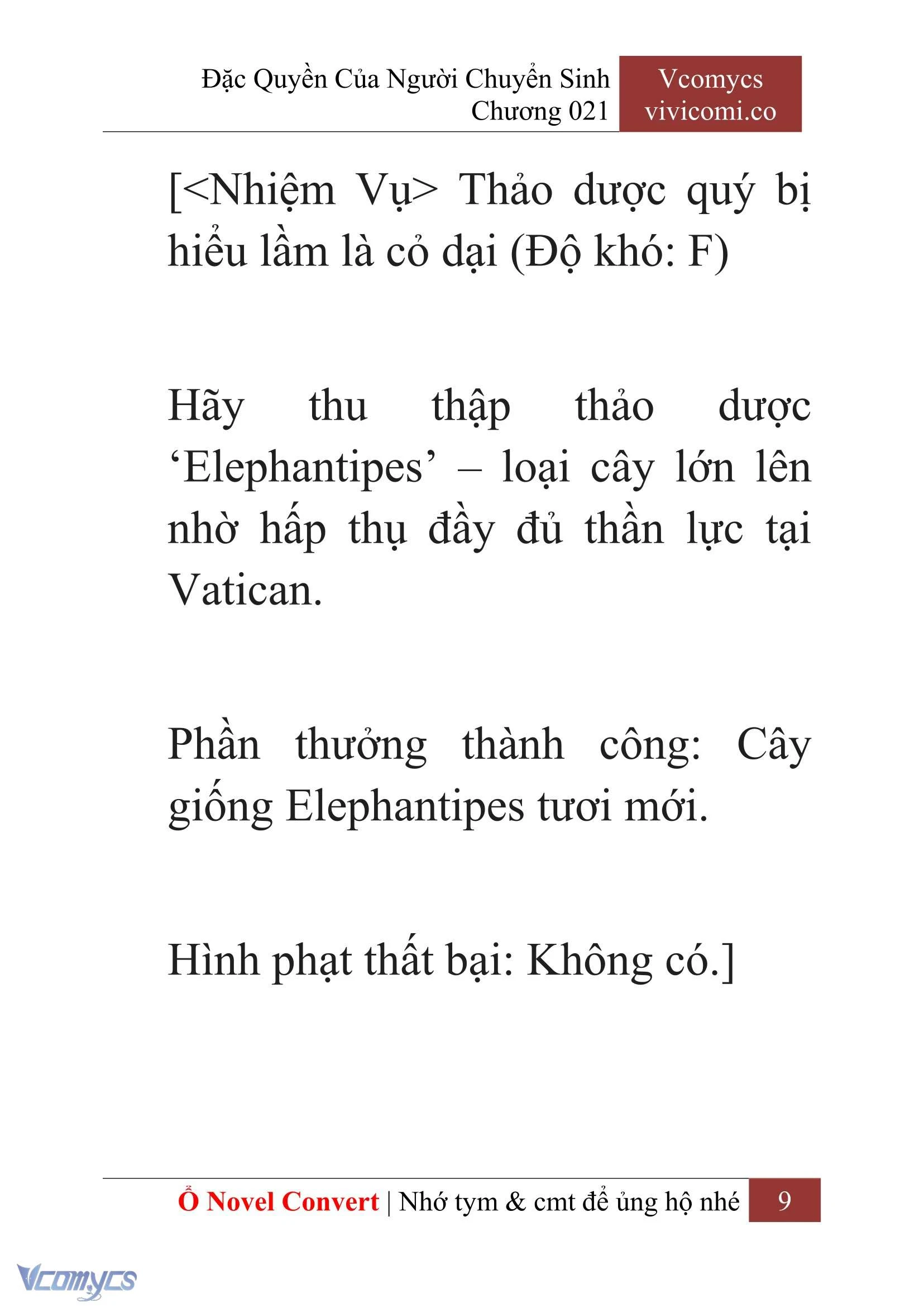 [Novel] Đặc Quyền Của Người Chuyển Sinh Chapter  21 - 11