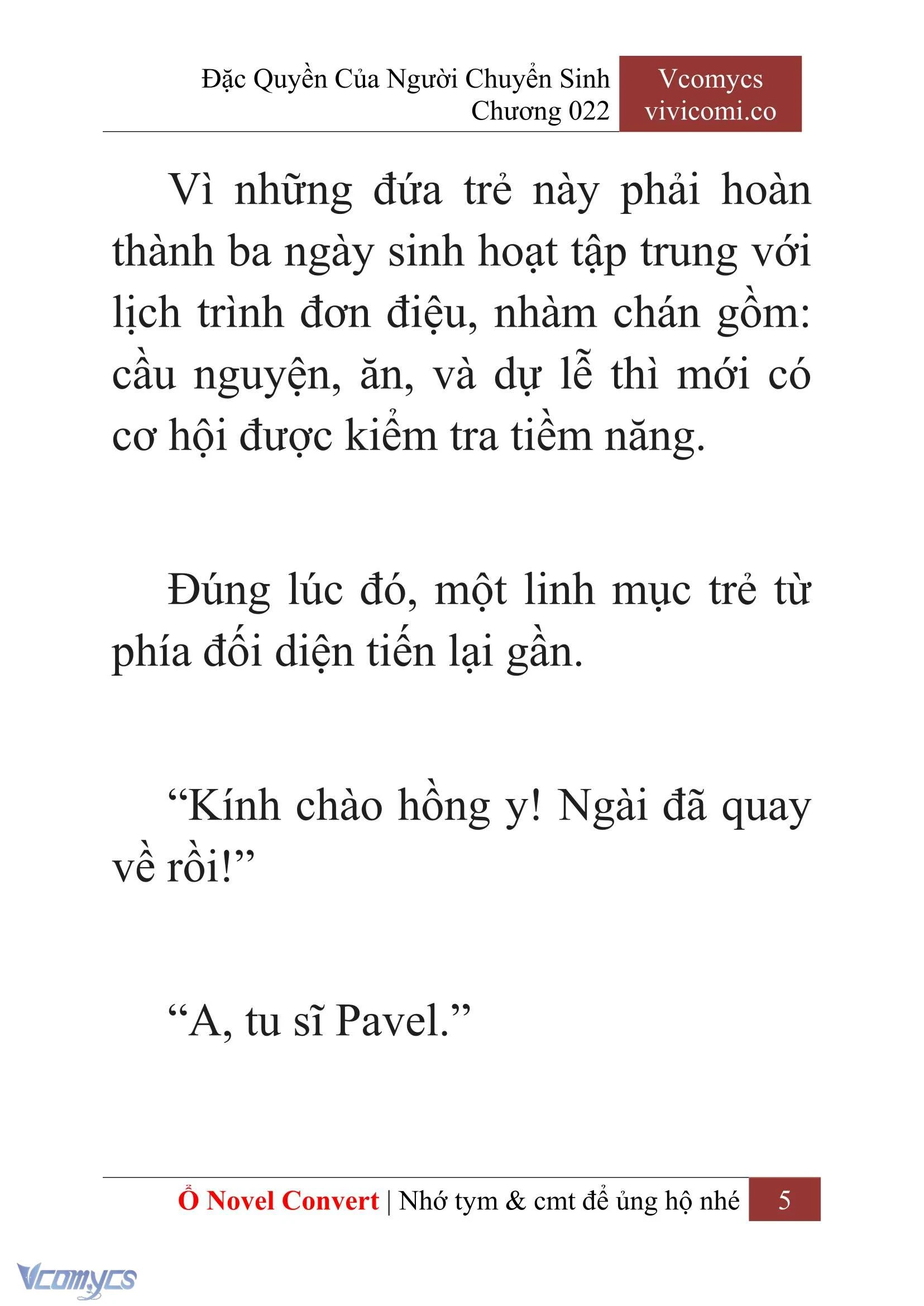 [Novel] Đặc Quyền Của Người Chuyển Sinh Chapter  22 - 7