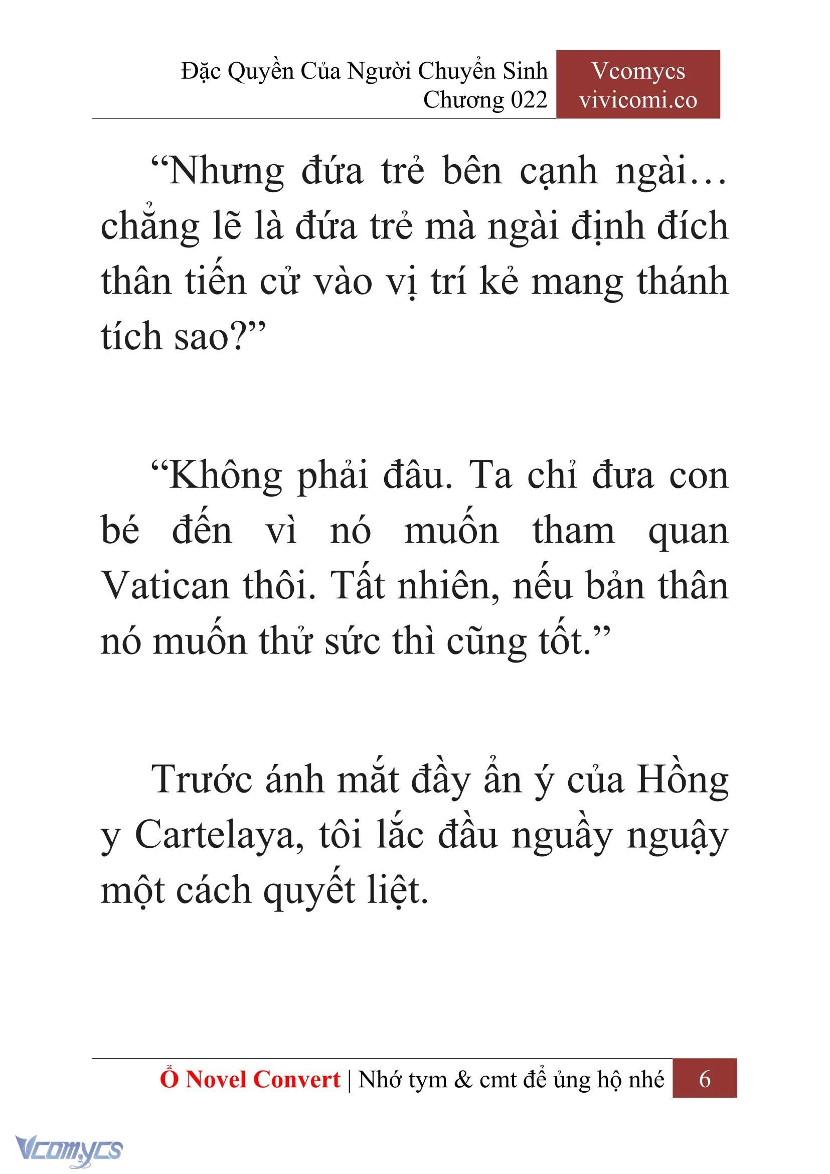 [Novel] Đặc Quyền Của Người Chuyển Sinh Chapter  22 - 8