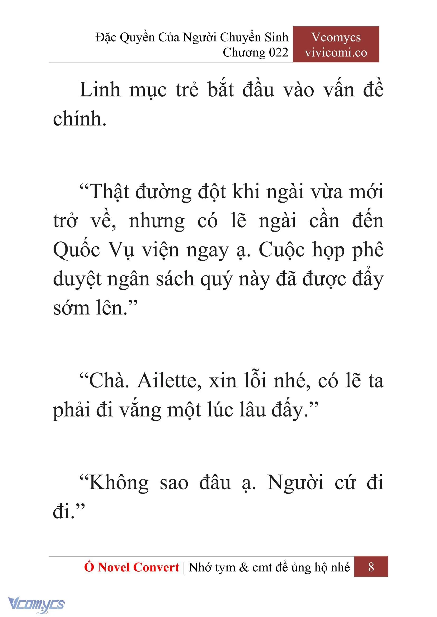 [Novel] Đặc Quyền Của Người Chuyển Sinh Chapter  22 - 10