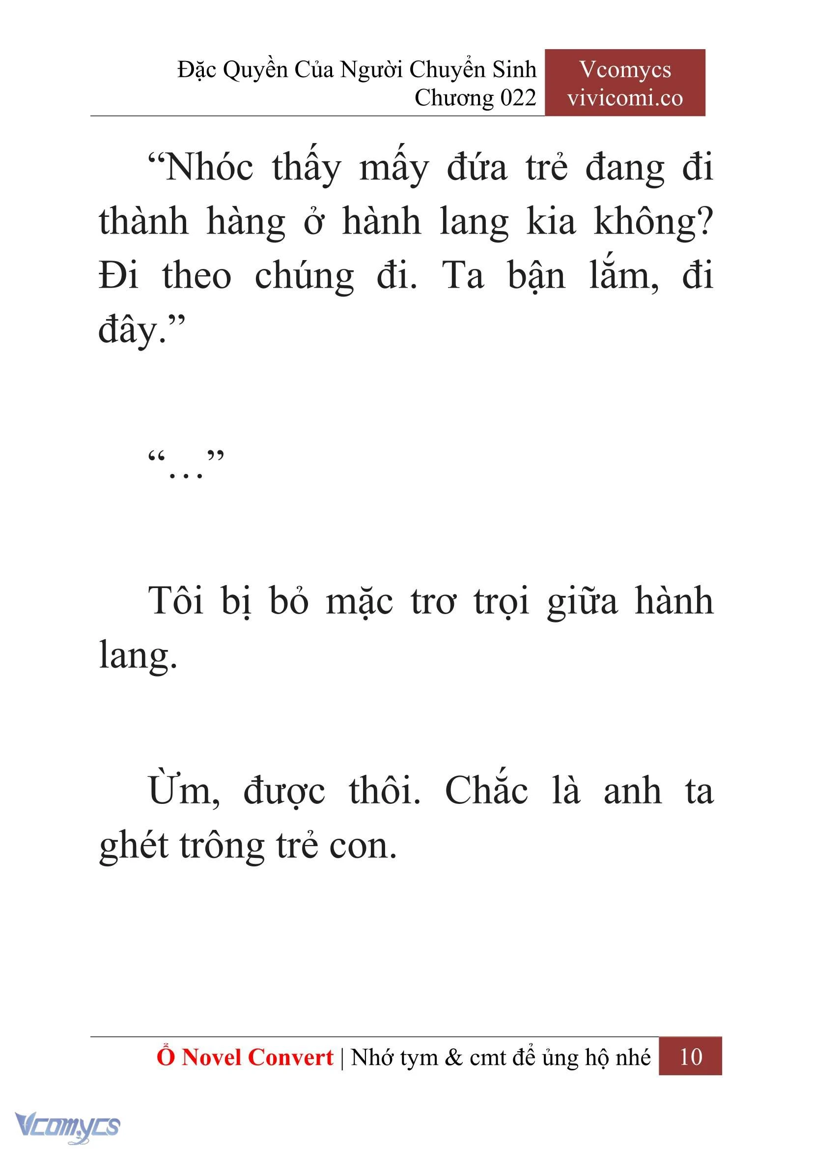 [Novel] Đặc Quyền Của Người Chuyển Sinh Chapter  22 - 12