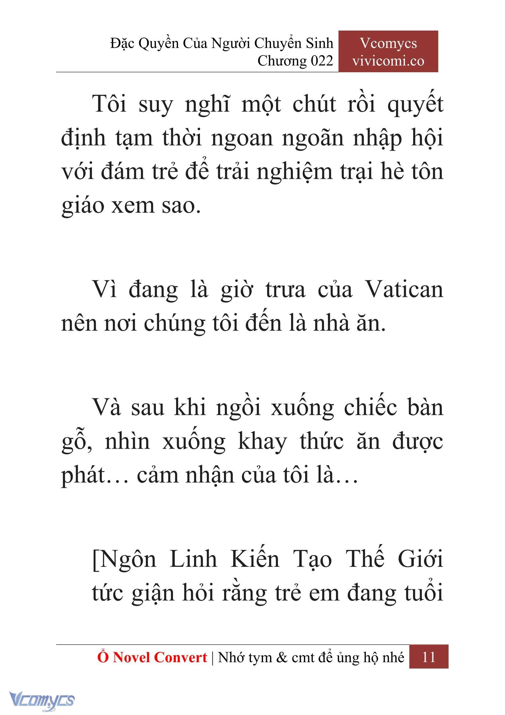 [Novel] Đặc Quyền Của Người Chuyển Sinh Chapter  22 - 13