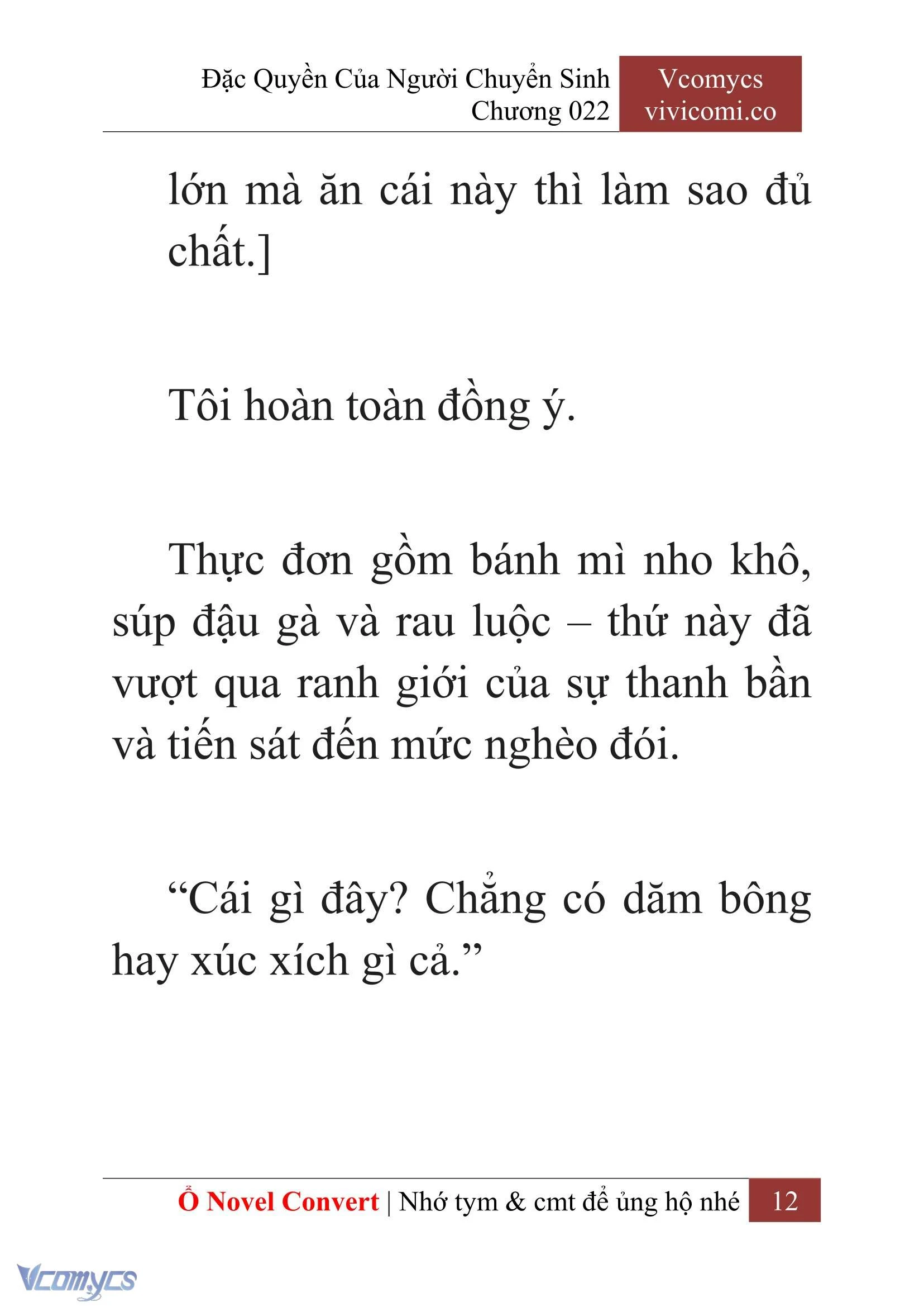 [Novel] Đặc Quyền Của Người Chuyển Sinh Chapter  22 - 14
