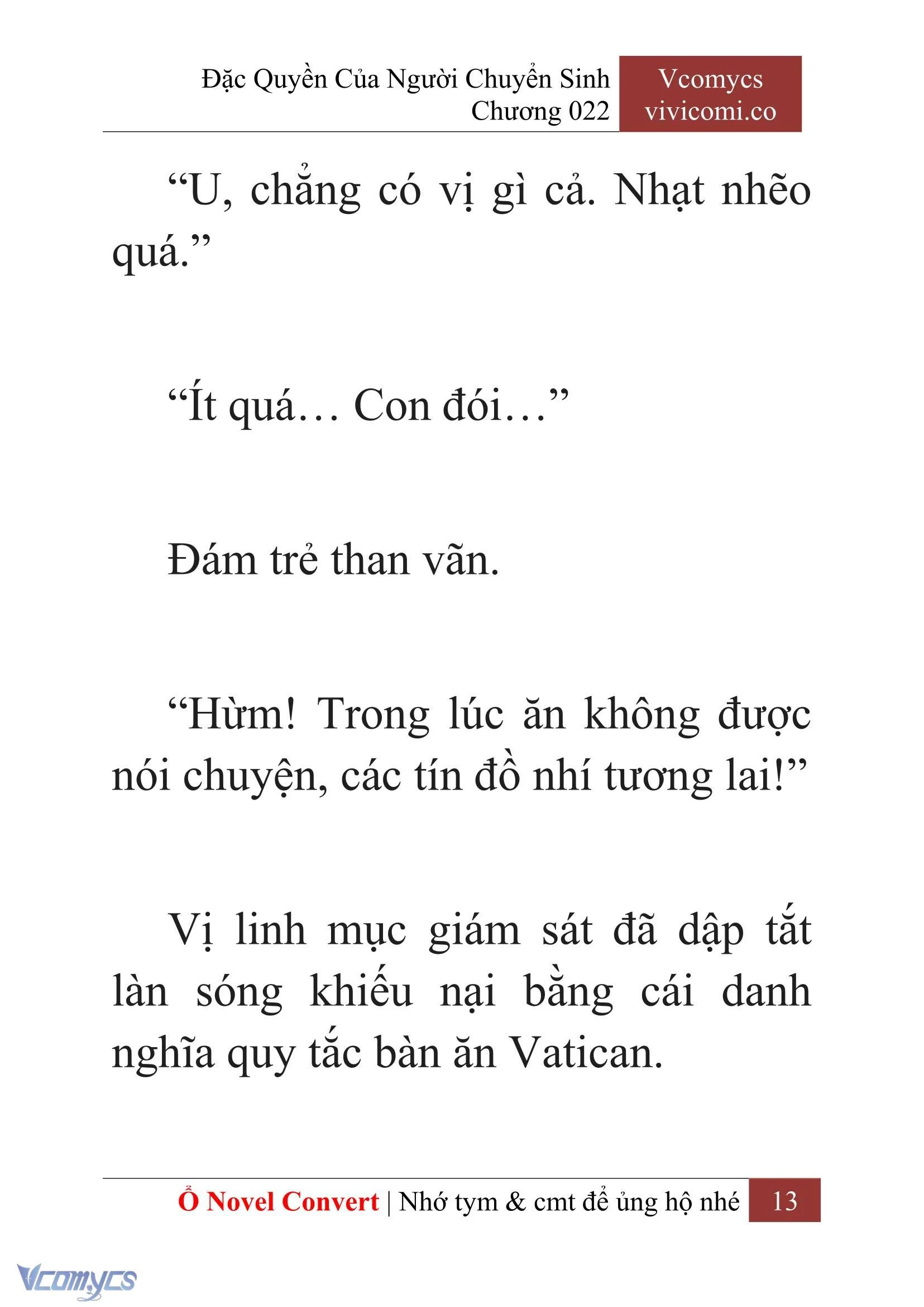 [Novel] Đặc Quyền Của Người Chuyển Sinh Chapter  22 - 15