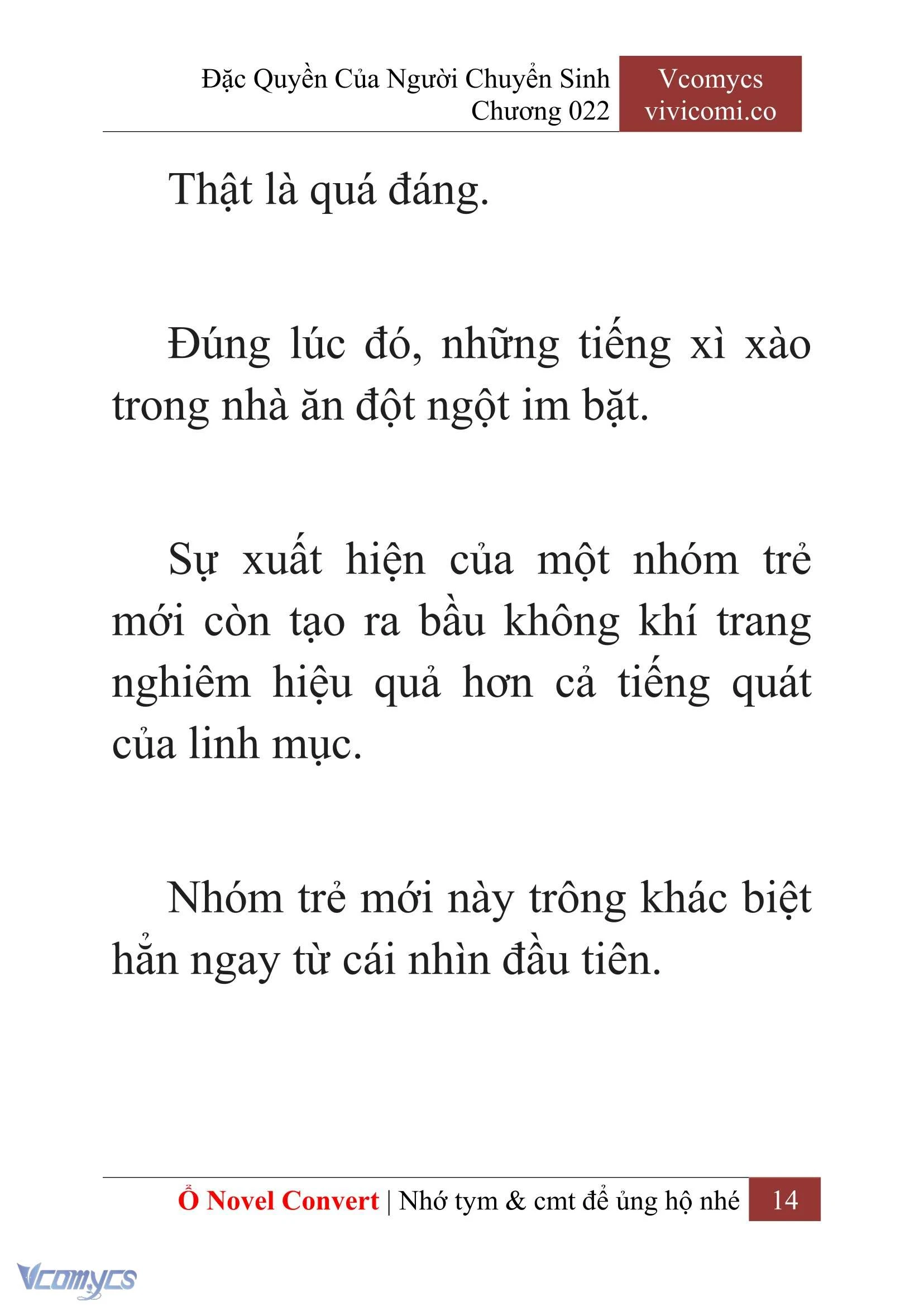 [Novel] Đặc Quyền Của Người Chuyển Sinh Chapter  22 - 16