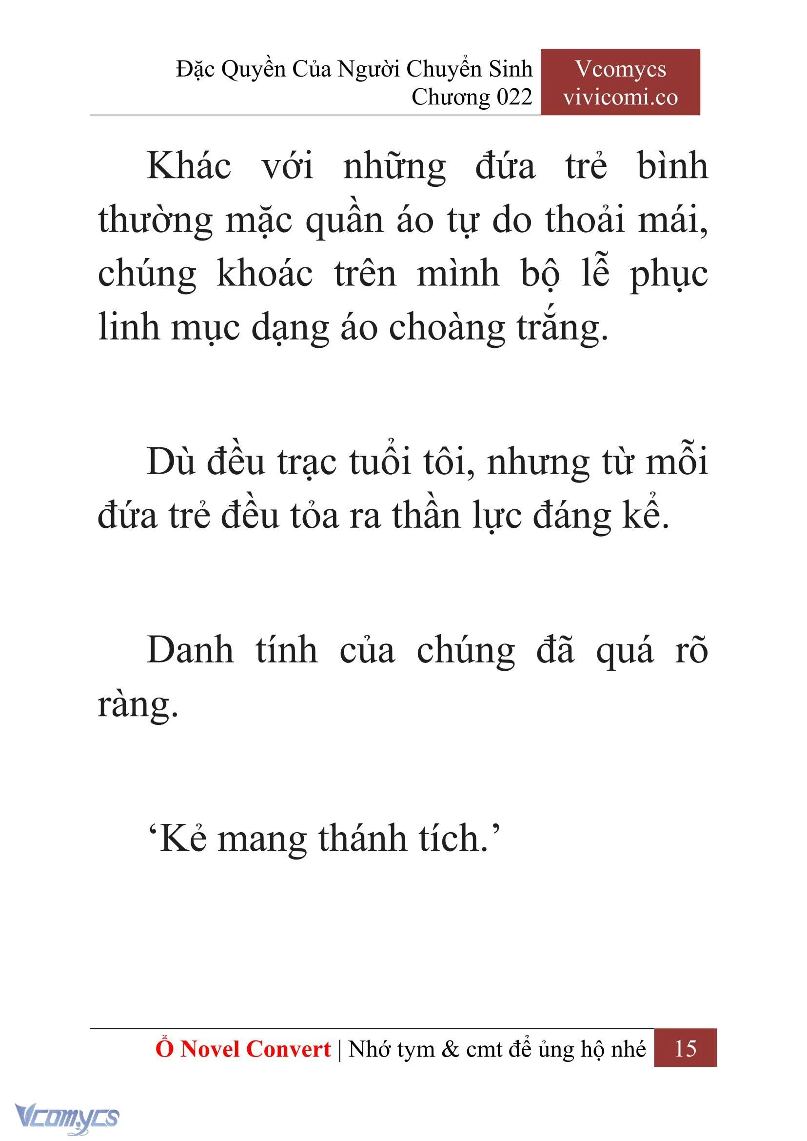 [Novel] Đặc Quyền Của Người Chuyển Sinh Chapter  22 - 17