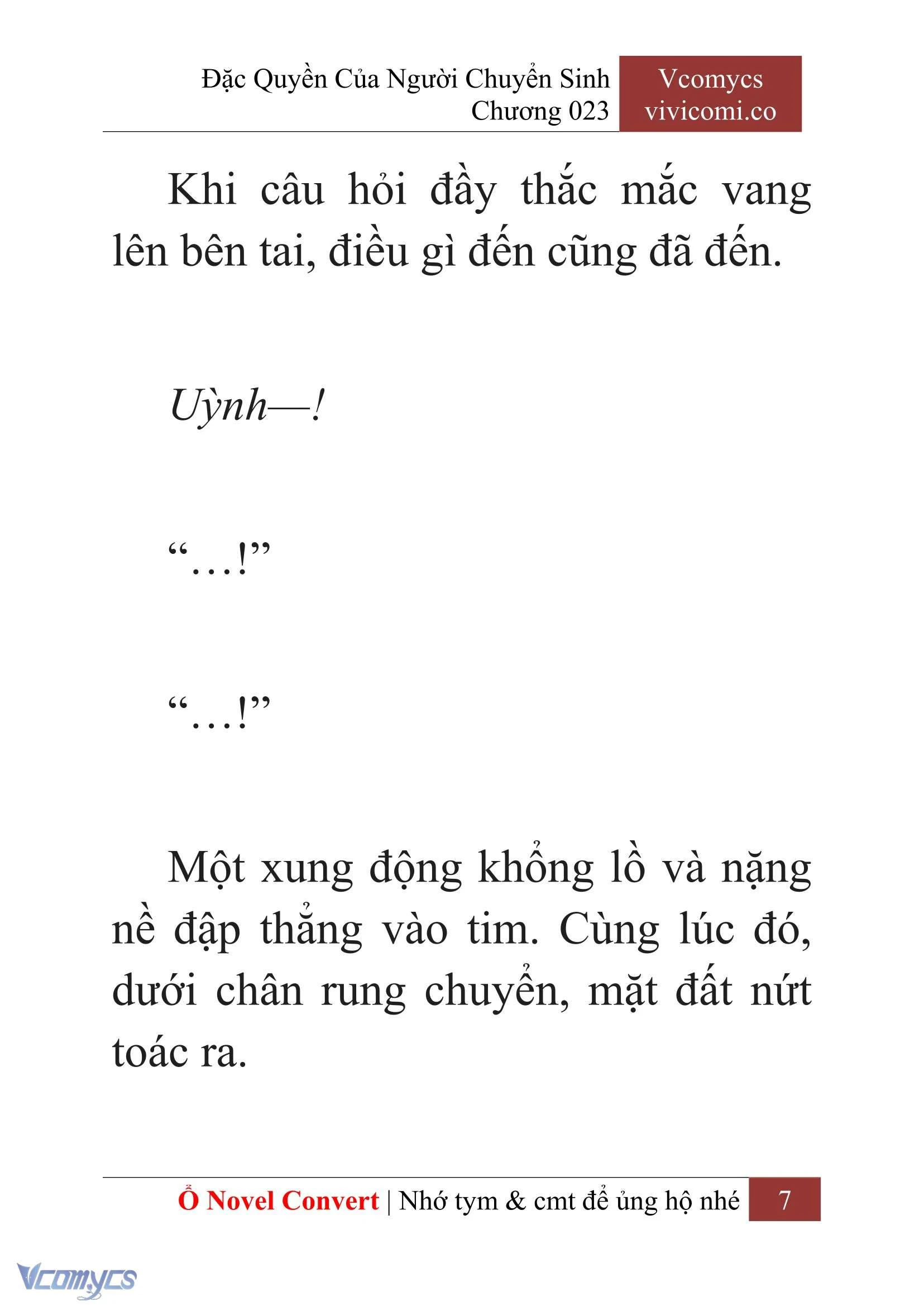 [Novel] Đặc Quyền Của Người Chuyển Sinh Chapter  23 - 9
