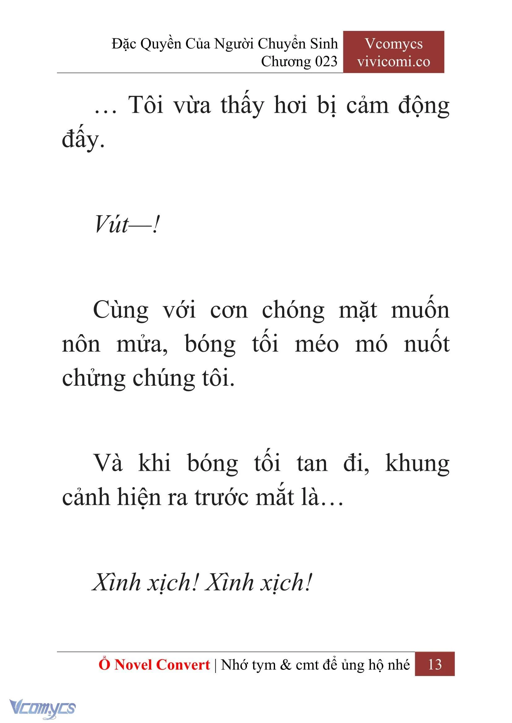[Novel] Đặc Quyền Của Người Chuyển Sinh Chapter  23 - 15