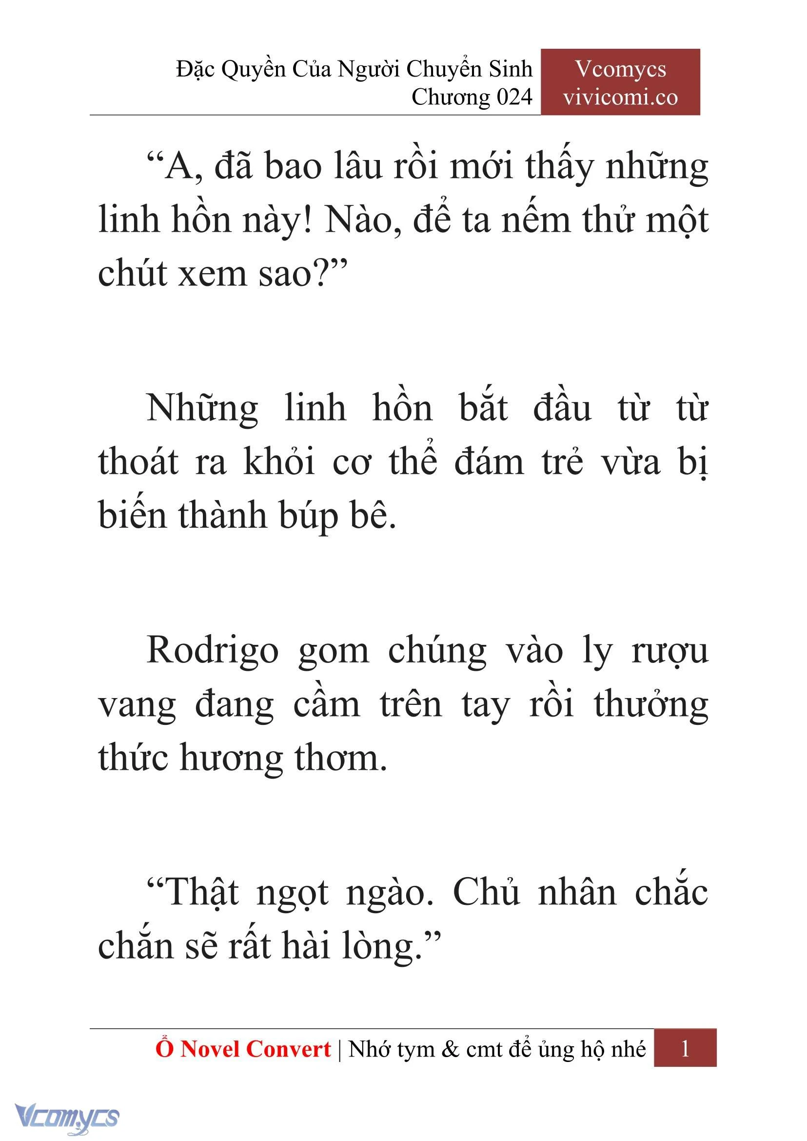 [Novel] Đặc Quyền Của Người Chuyển Sinh Chapter  24 - 3