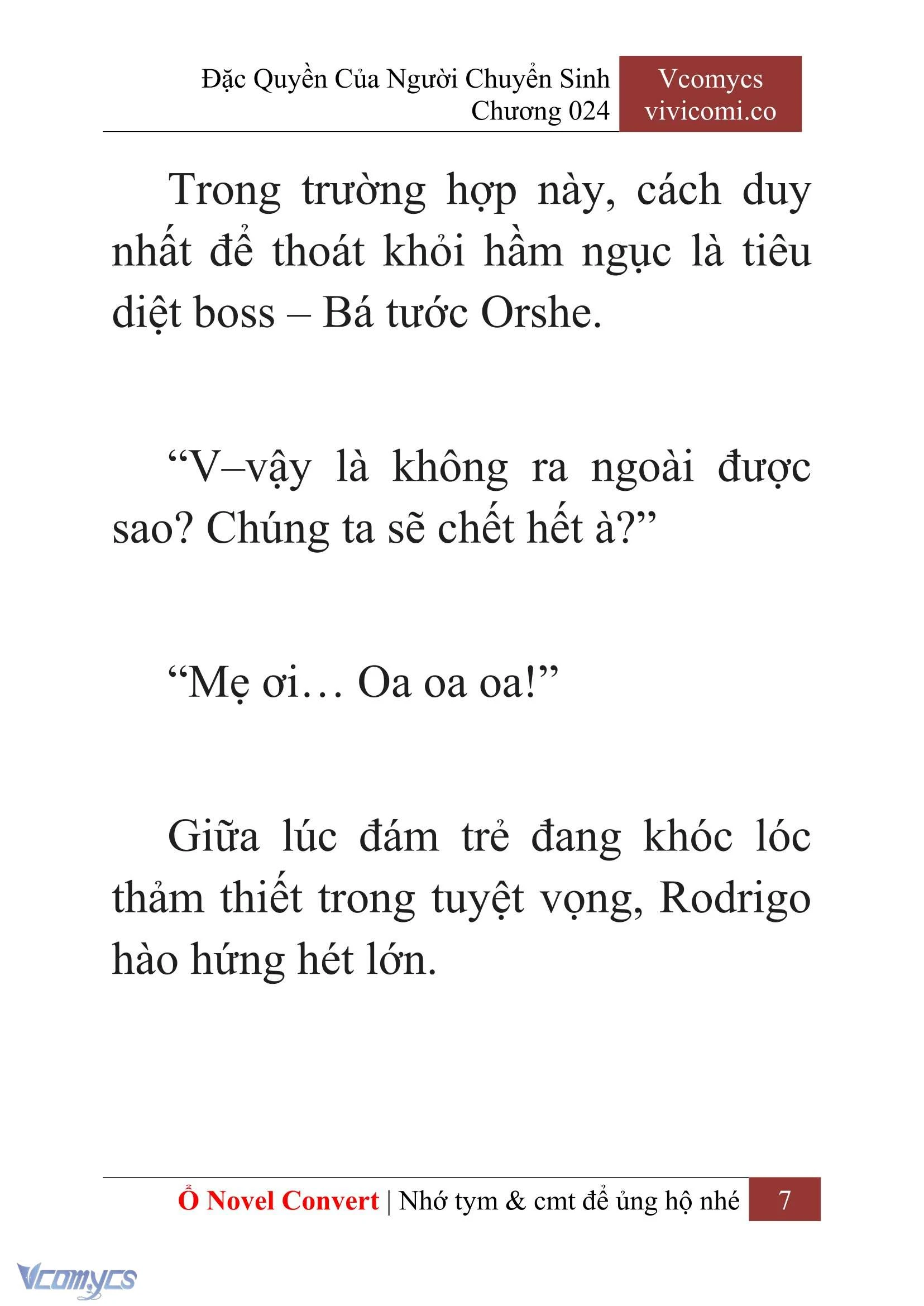 [Novel] Đặc Quyền Của Người Chuyển Sinh Chapter  24 - 9