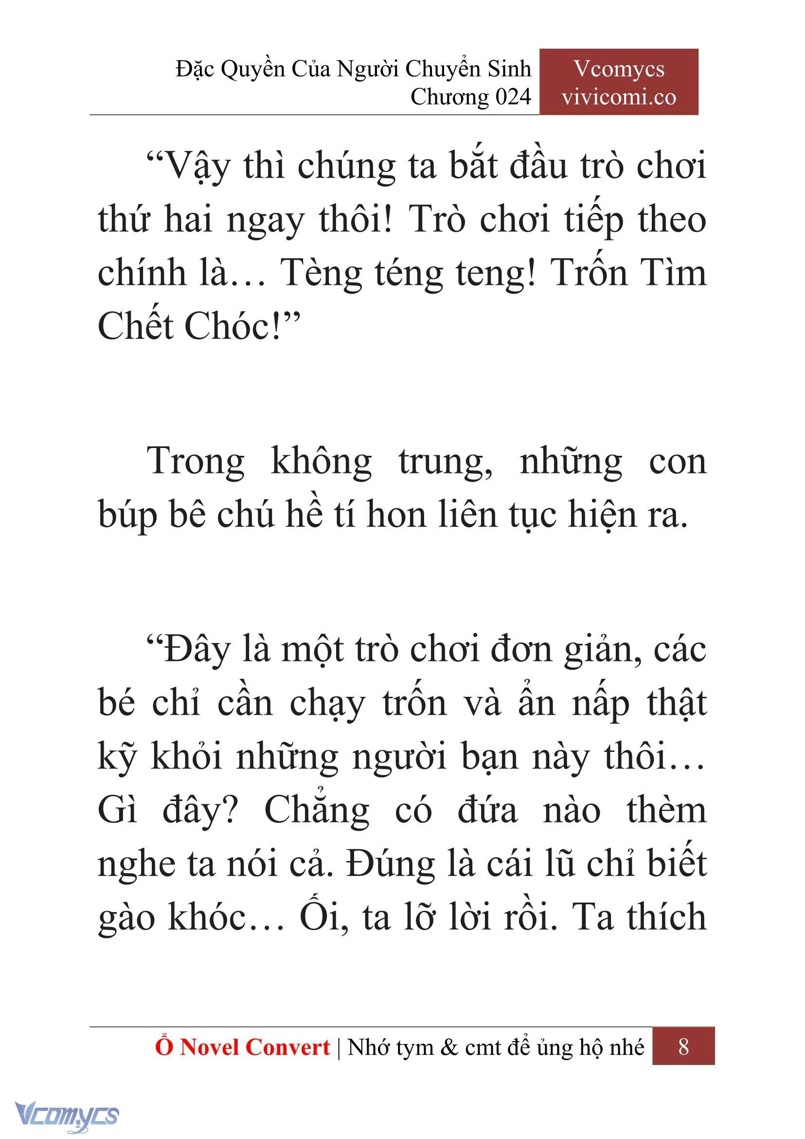 [Novel] Đặc Quyền Của Người Chuyển Sinh Chapter  24 - 10