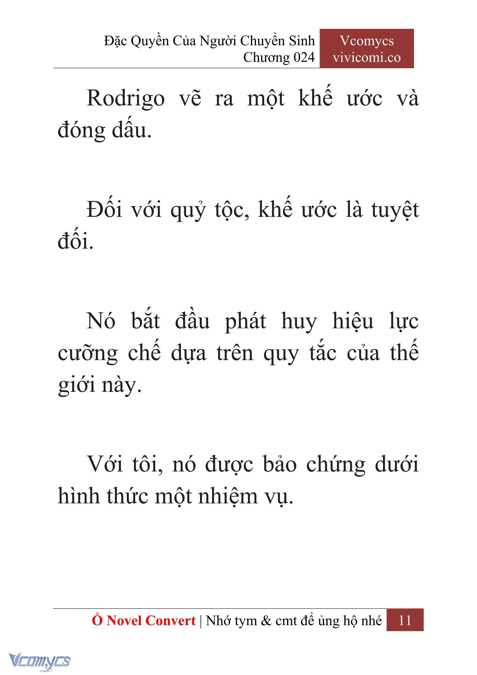 [Novel] Đặc Quyền Của Người Chuyển Sinh Chapter  24 - 13