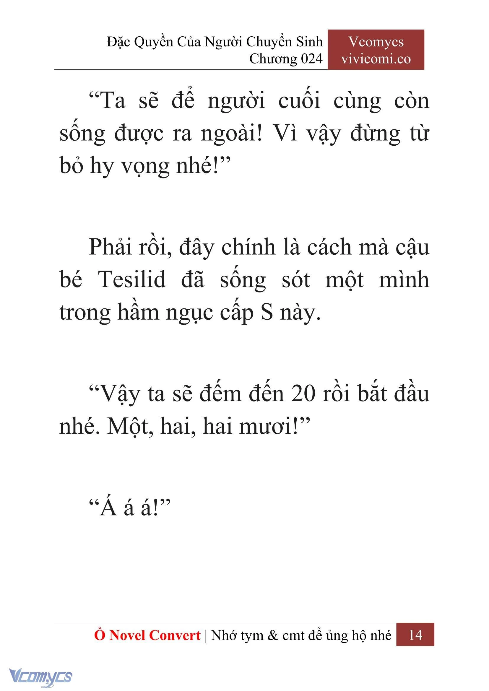 [Novel] Đặc Quyền Của Người Chuyển Sinh Chapter  24 - 16