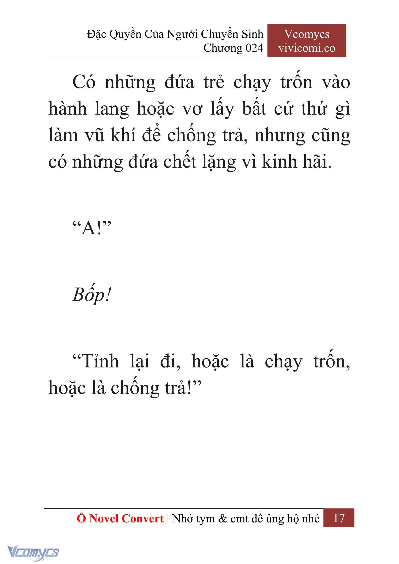 [Novel] Đặc Quyền Của Người Chuyển Sinh Chapter  24 - 19