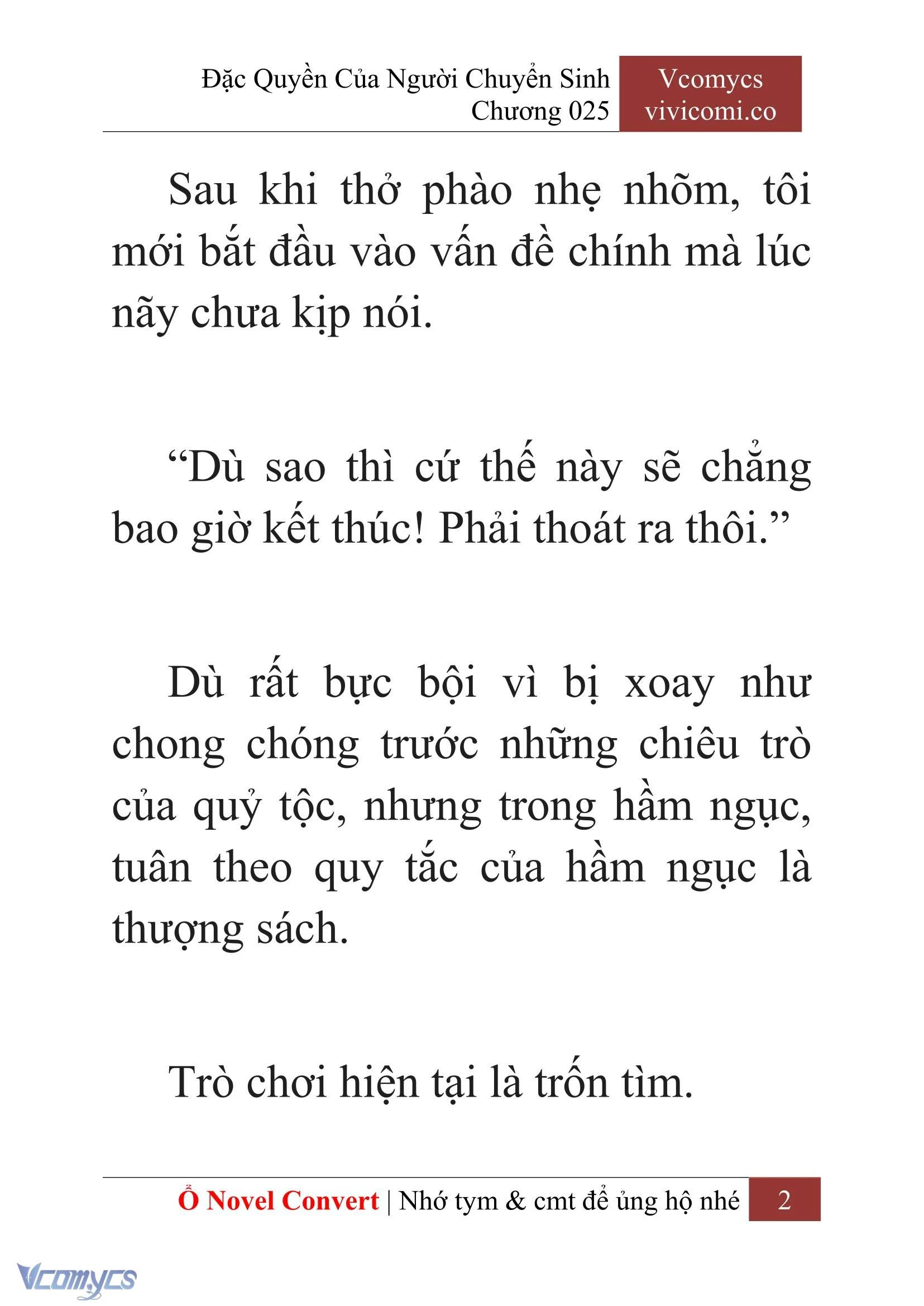 [Novel] Đặc Quyền Của Người Chuyển Sinh Chapter  25 - 4